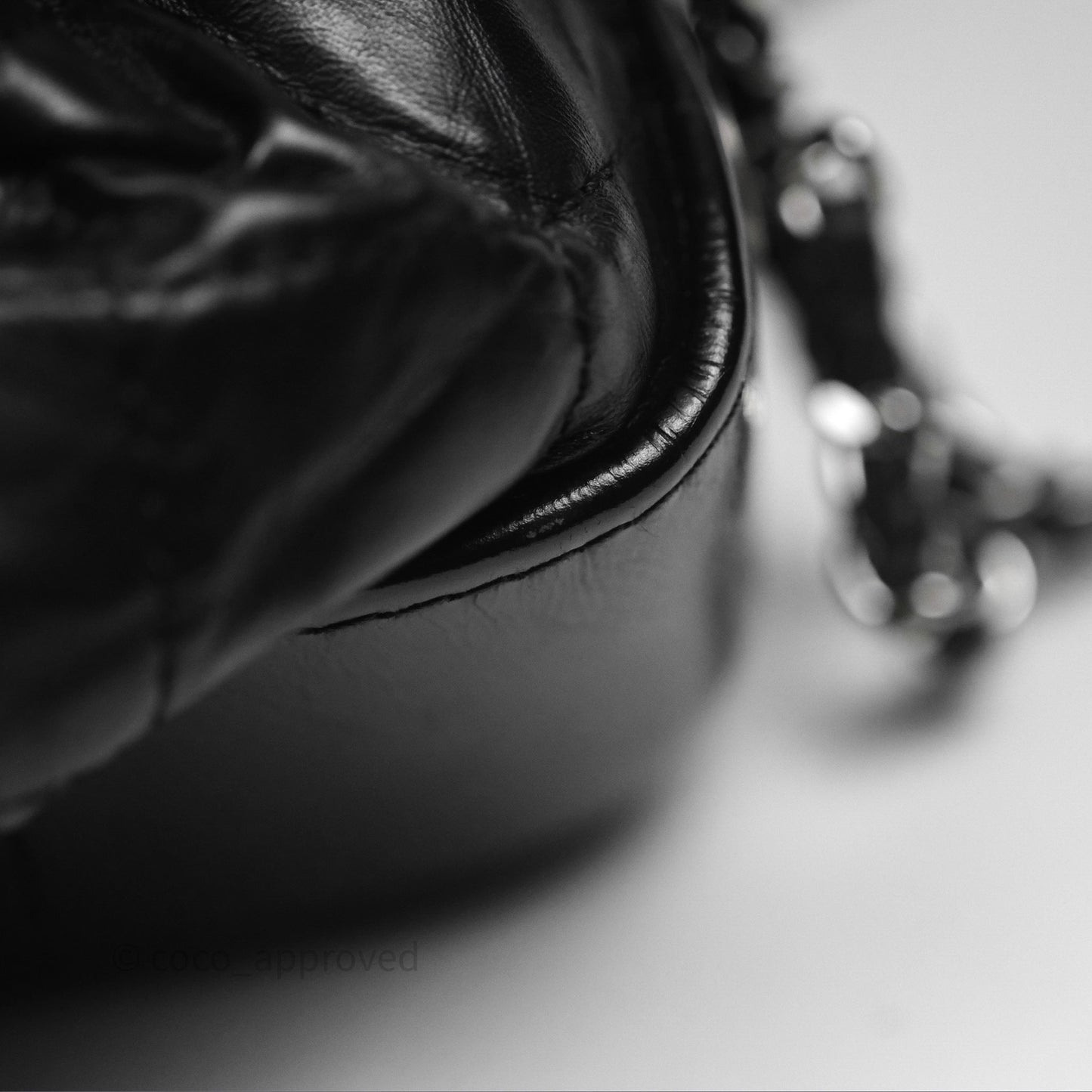 Chanel Small Gabrielle Backpack Black Aged Calfskin