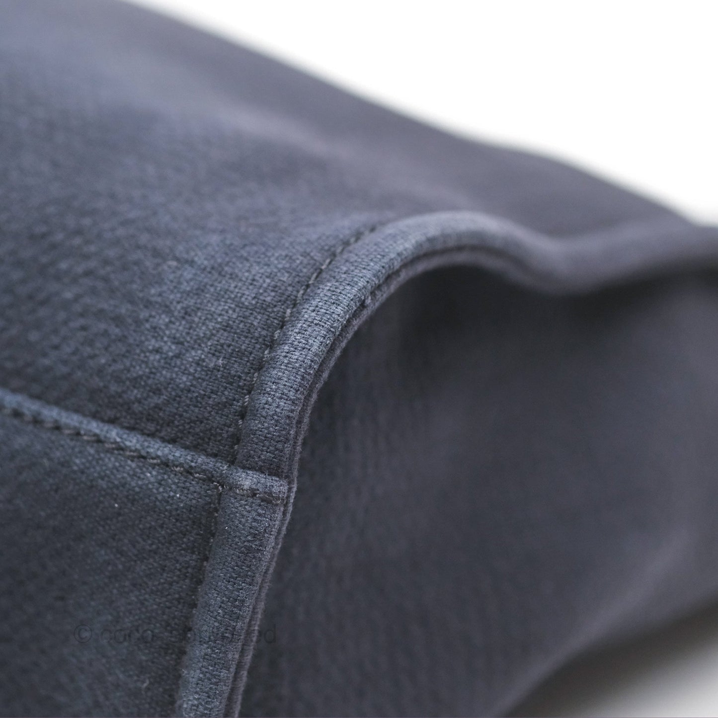 Chanel Medium Deauville Navy Canvas Silver Hardware