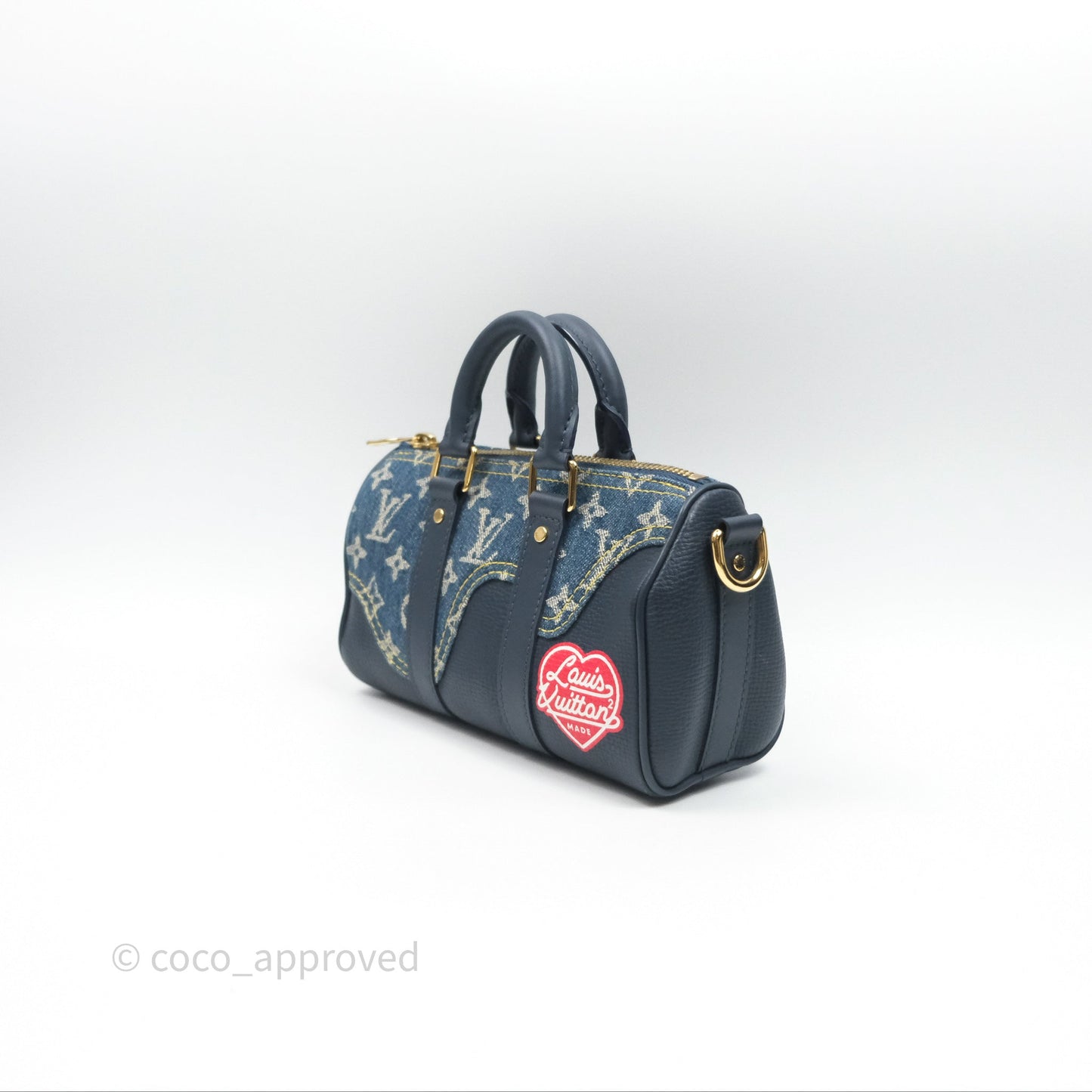 Louis Vuitton x Nigo Keepall XS Denim Blue