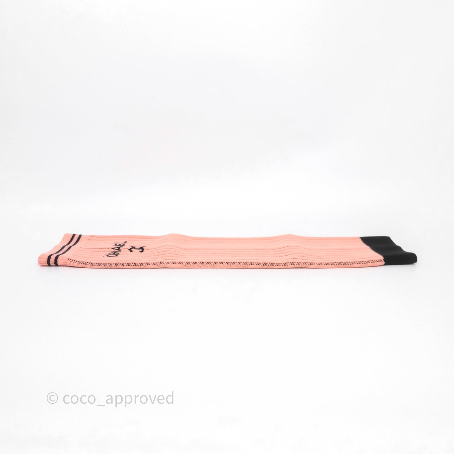 Chanel Branded CC Logo Pink Leg Warmers