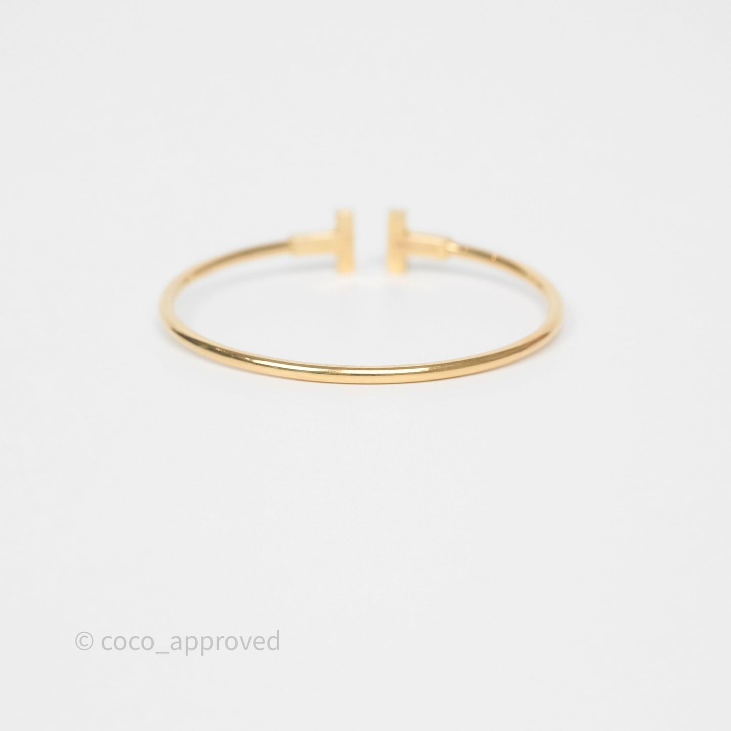Tiffany & Co Tiffany T Wire Bracelet In Yellow Gold