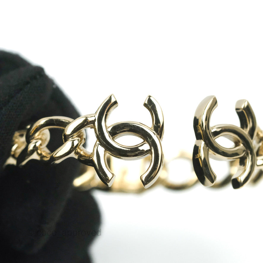 Chanel CC Chain Bracelet Gold Tone 22C