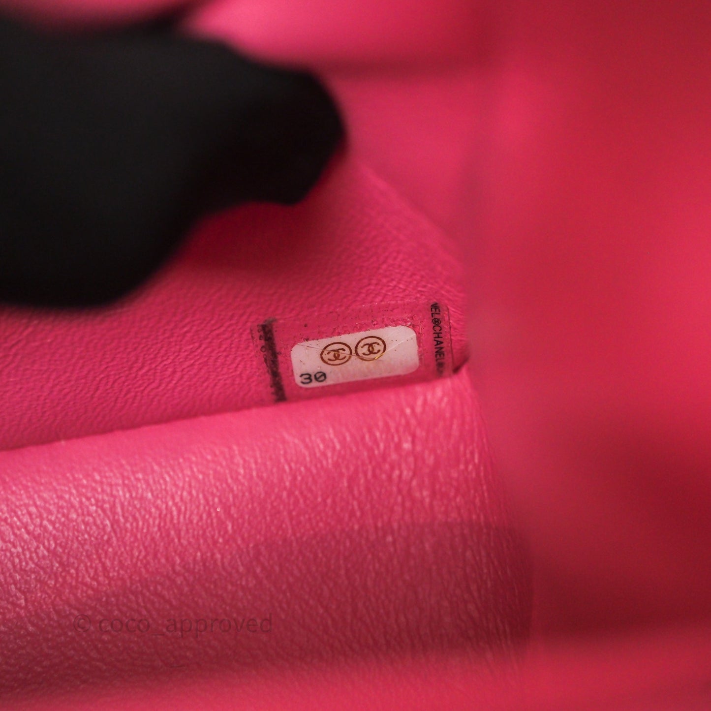 Chanel Small Classic Flap Quilted Hot Pink Caviar Gold Hardware
