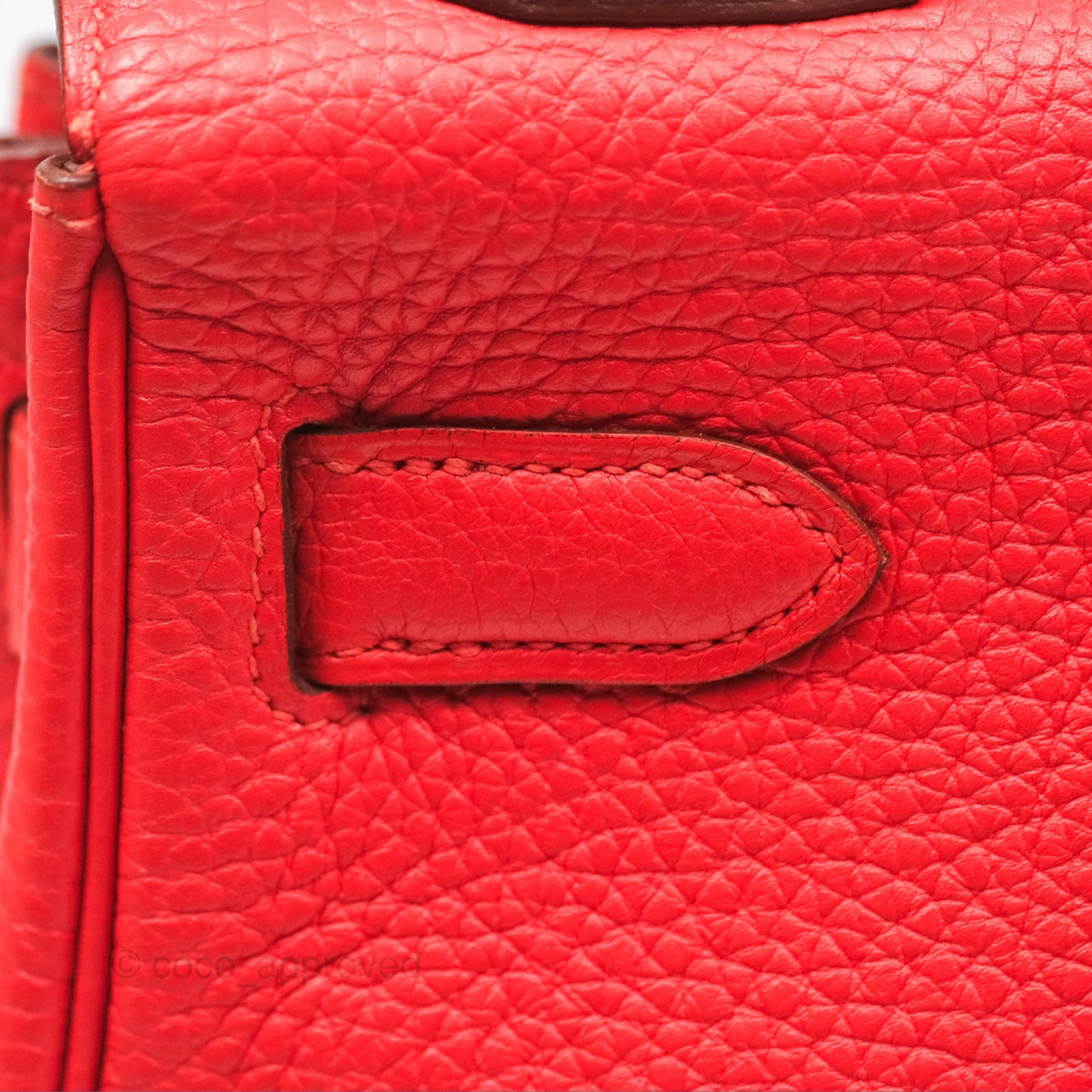 Hermès Kelly 32 Retourne Rose Jaipur Clemence Palladium Hardware