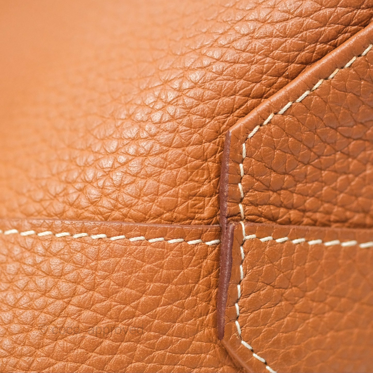 Hermès Double Sens Tote 36 Gold/ Orange Clemence