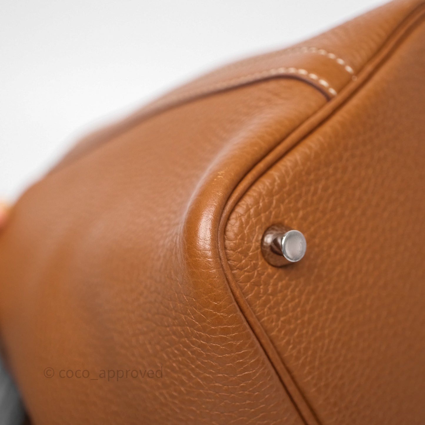 Hermès Picotin Lock 18 Gold 37 Clemence/ Ebene 46 Swift Palladium Hardware