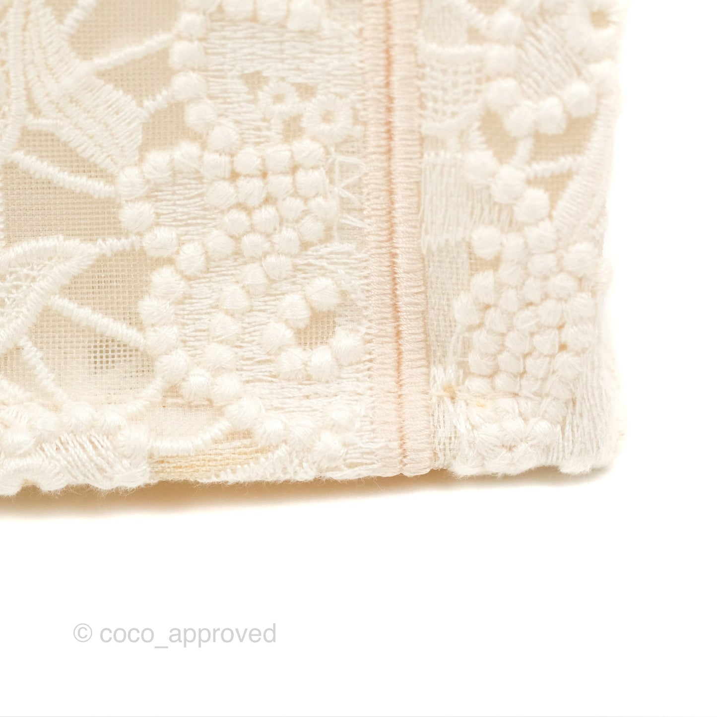 Dior Small Book Tote Natural Macramé-Effect Embroidery