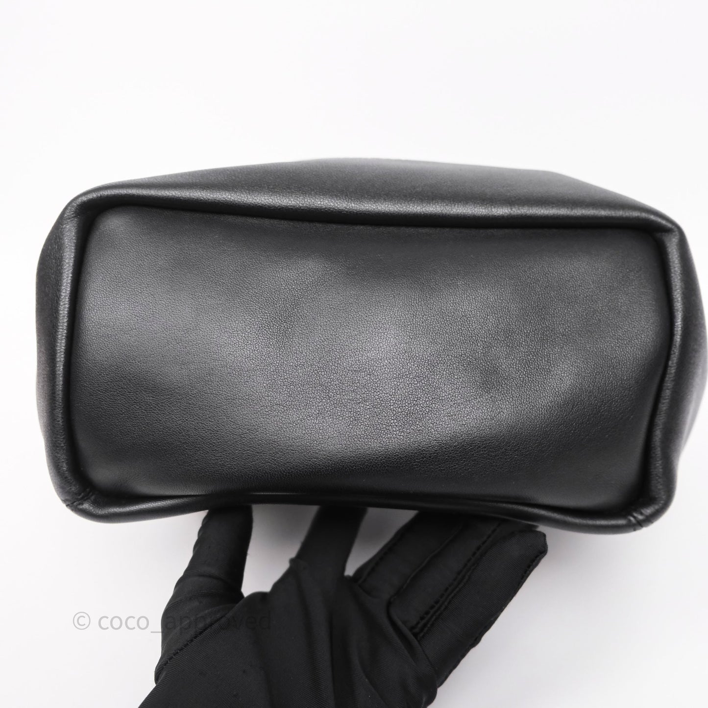 Loewe Small Squeeze Bag in Mellow Nappa Lambskin Black