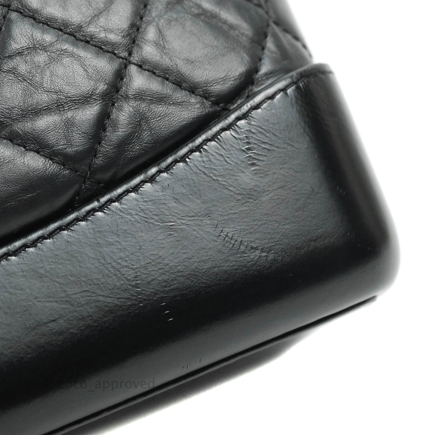 Chanel Small Gabrielle Backpack Black Aged Calfskin