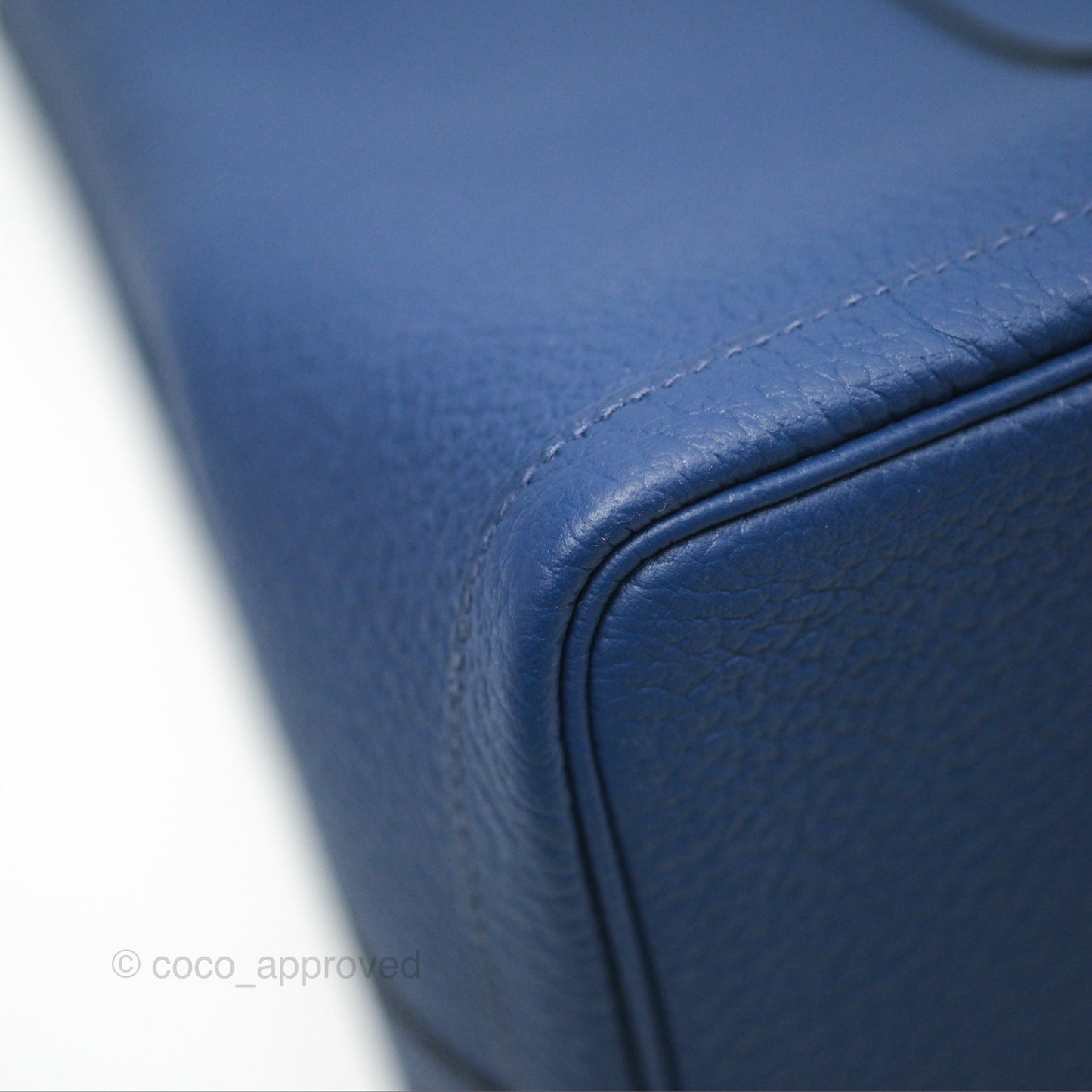 Hermès Garden Pouch 36 Bleu Saphir/ Bordeaux/ Bleu Marine