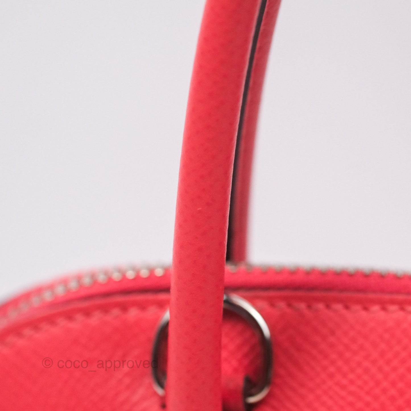 Hermès Bolide 27 Rose Jaipur T5 Epsom Palladium Hardware