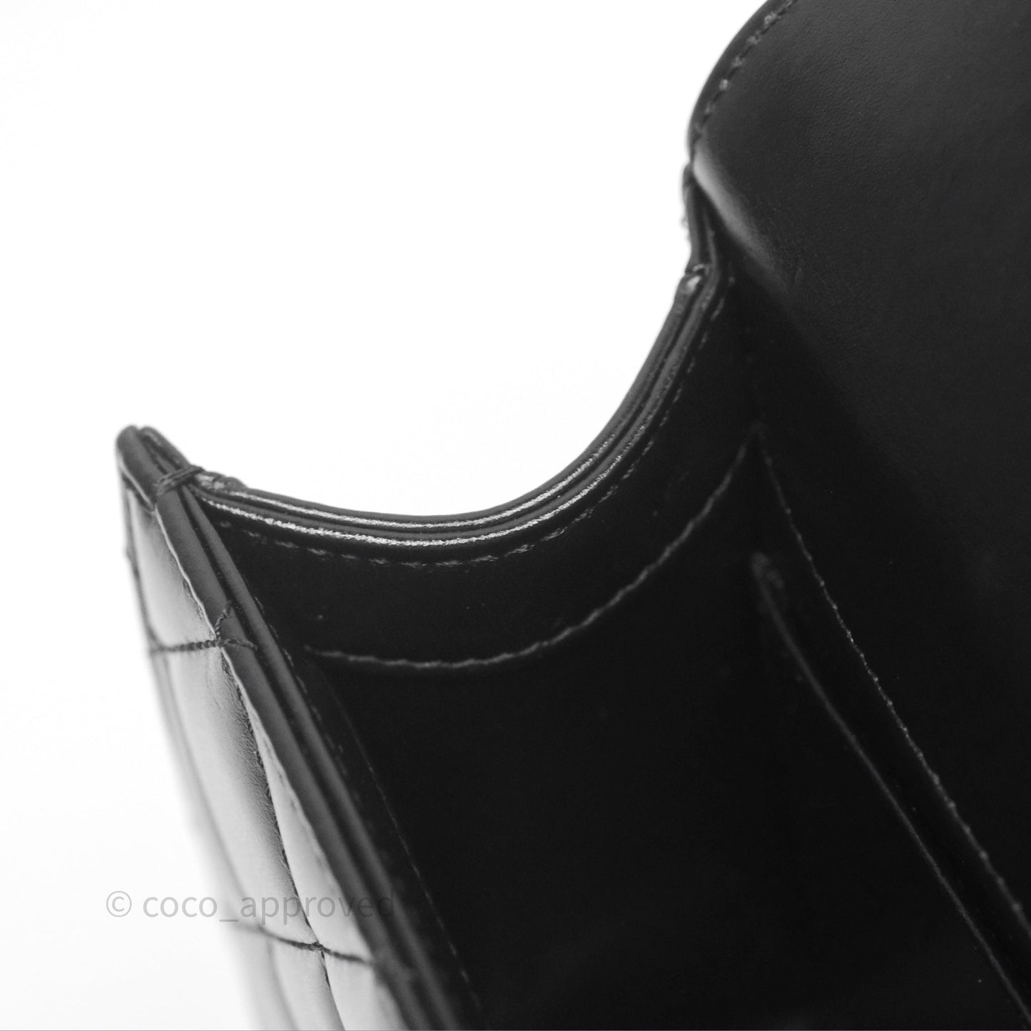 Chanel Quilted Small Perfect Fit Adjustable Black Calfskin Aged Gold Hardware