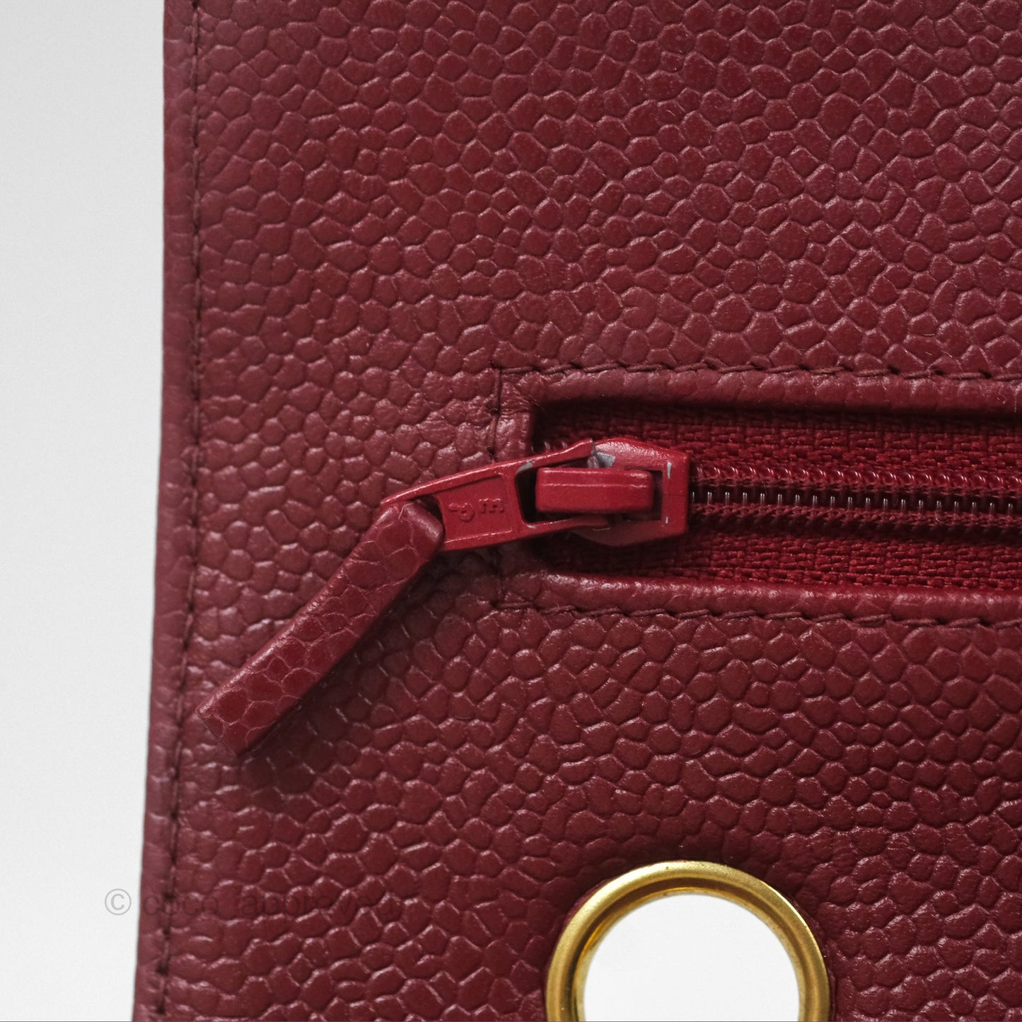 Chanel Vintage Classic Small S/M Flap Burgundy Caviar 24K Gold Hardware