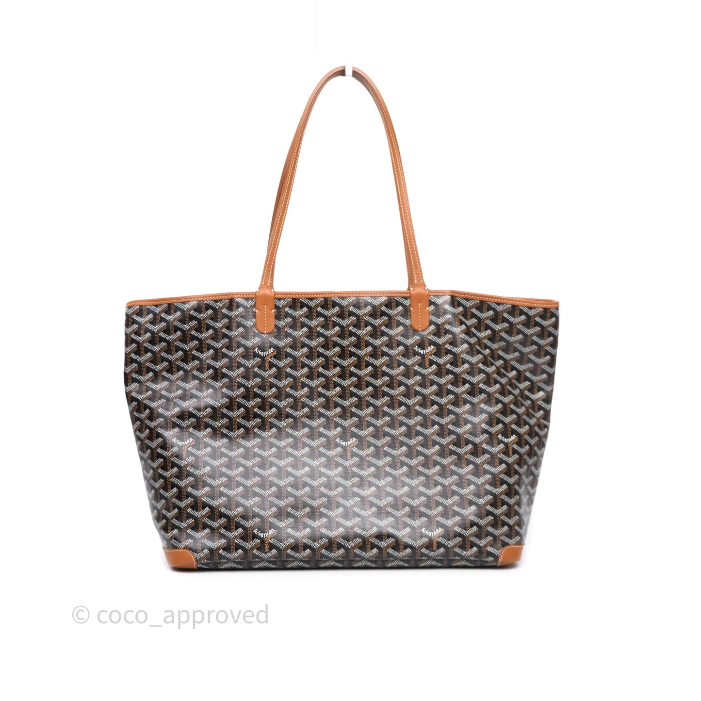 Goyard Artois Tote MM Goyardine Canvas⁣⁣⁣⁣⁣⁣⁣⁣⁣⁣⁣⁣⁣⁣⁣⁣⁣⁣⁣⁣ Tan/Black