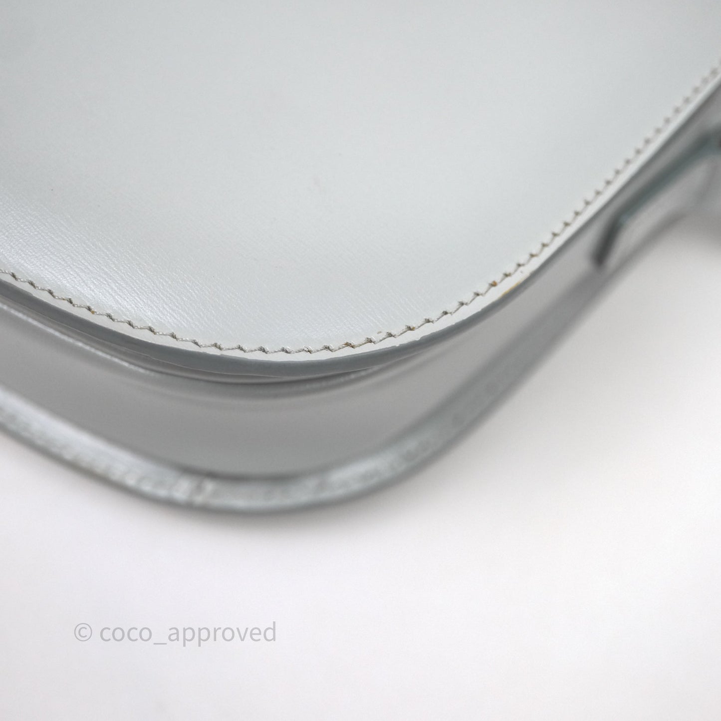 Celine Teen Besace Light Blue Shiny Calfskin