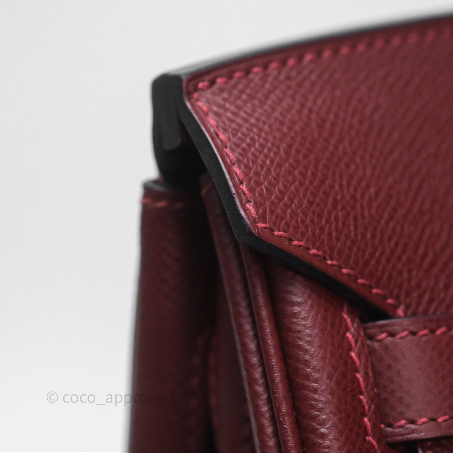 Hermès Birkin 30 Retourne Rouge H 55 Epsom Gold Hardware
