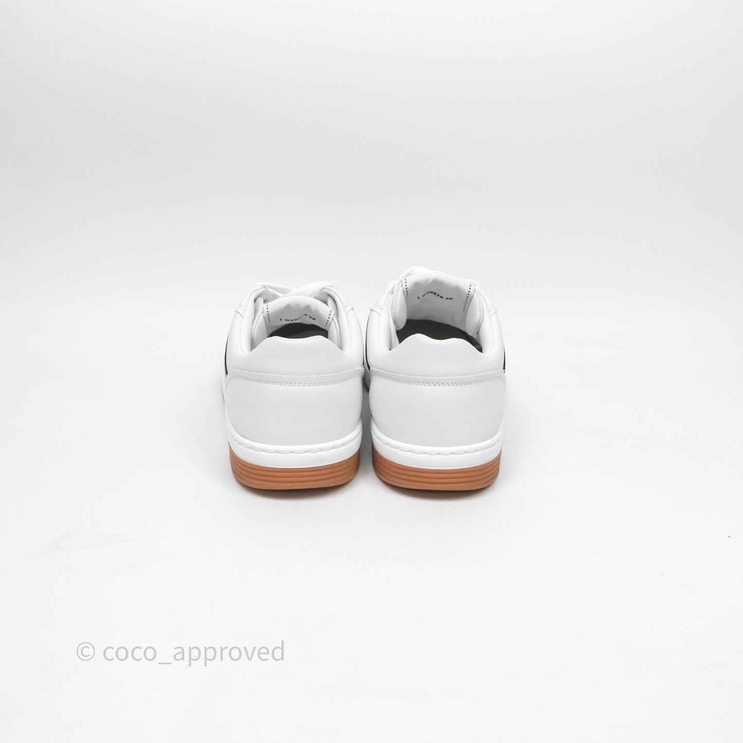 Chanel Logo Sneakers White Size 38