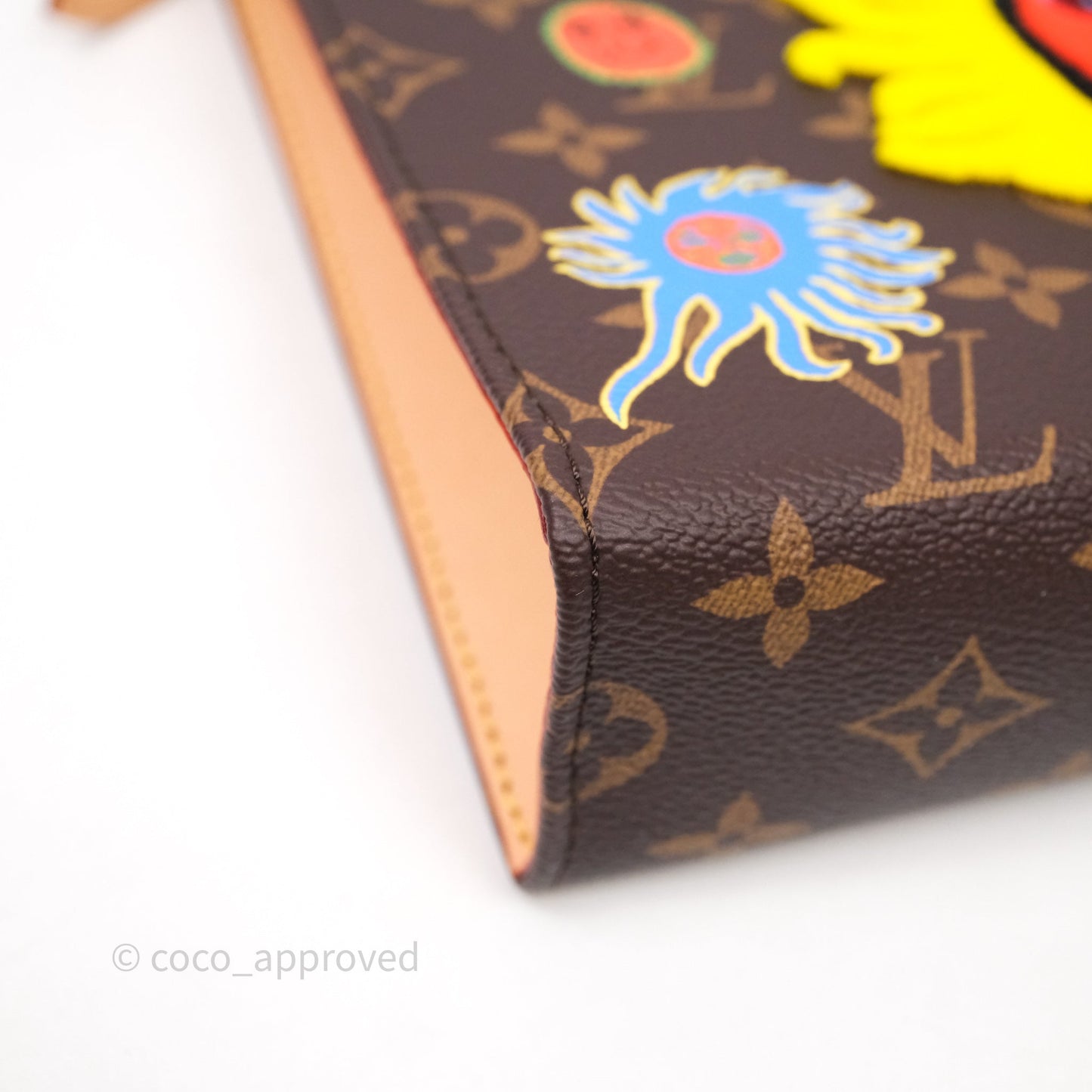 Louis Vuitton x Yayoi Kusama Toiletry Pouch on Chain Monogram Embroidered