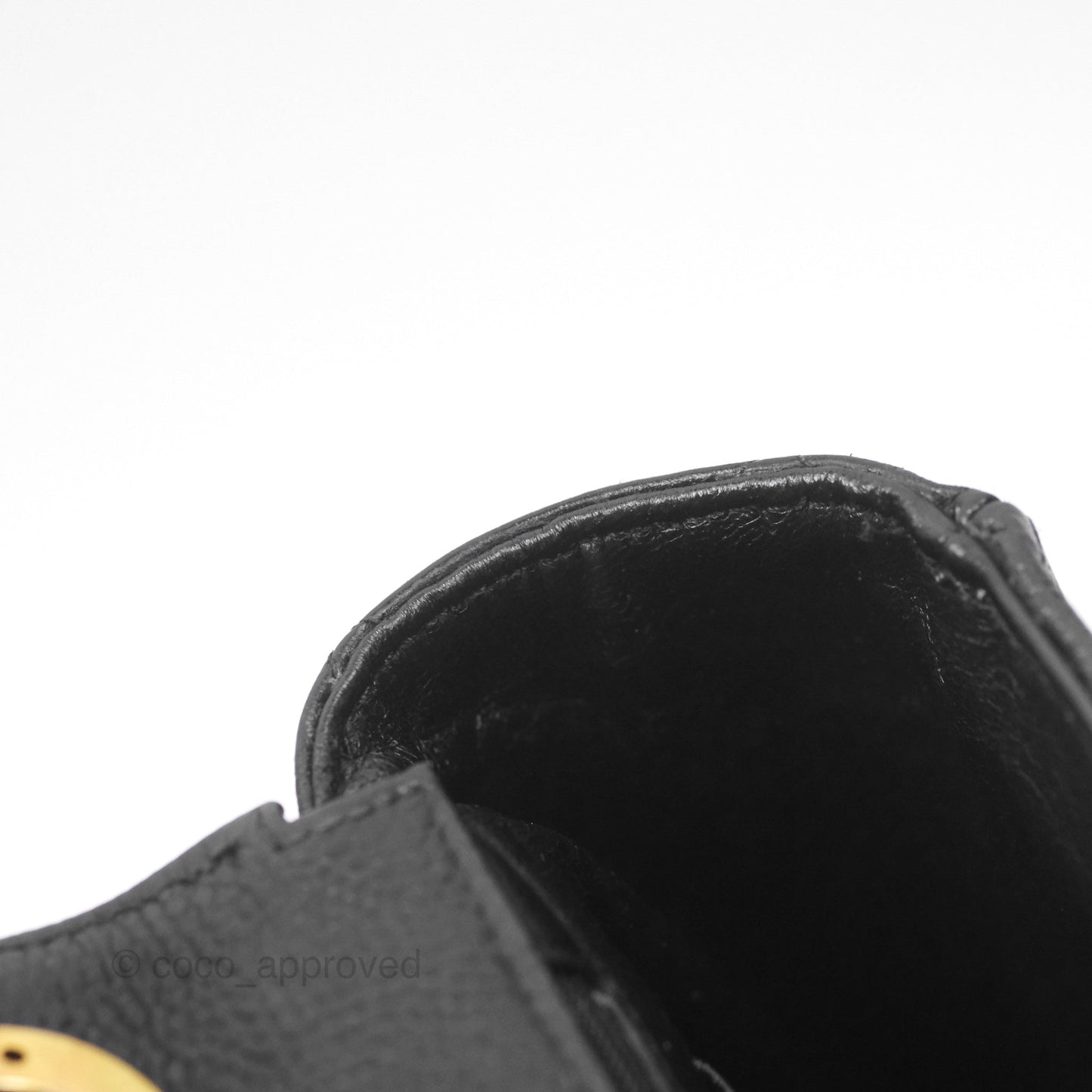 Chanel Vintage Jumbo Single Flap Black Caviar 24K Gold Hardware