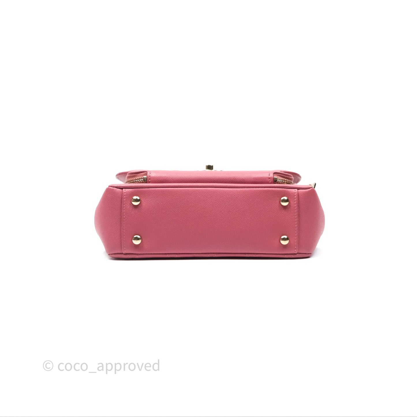 Chanel Quilted Medium Business Affinity Flap Rose Pink Caviar Gold Hardware