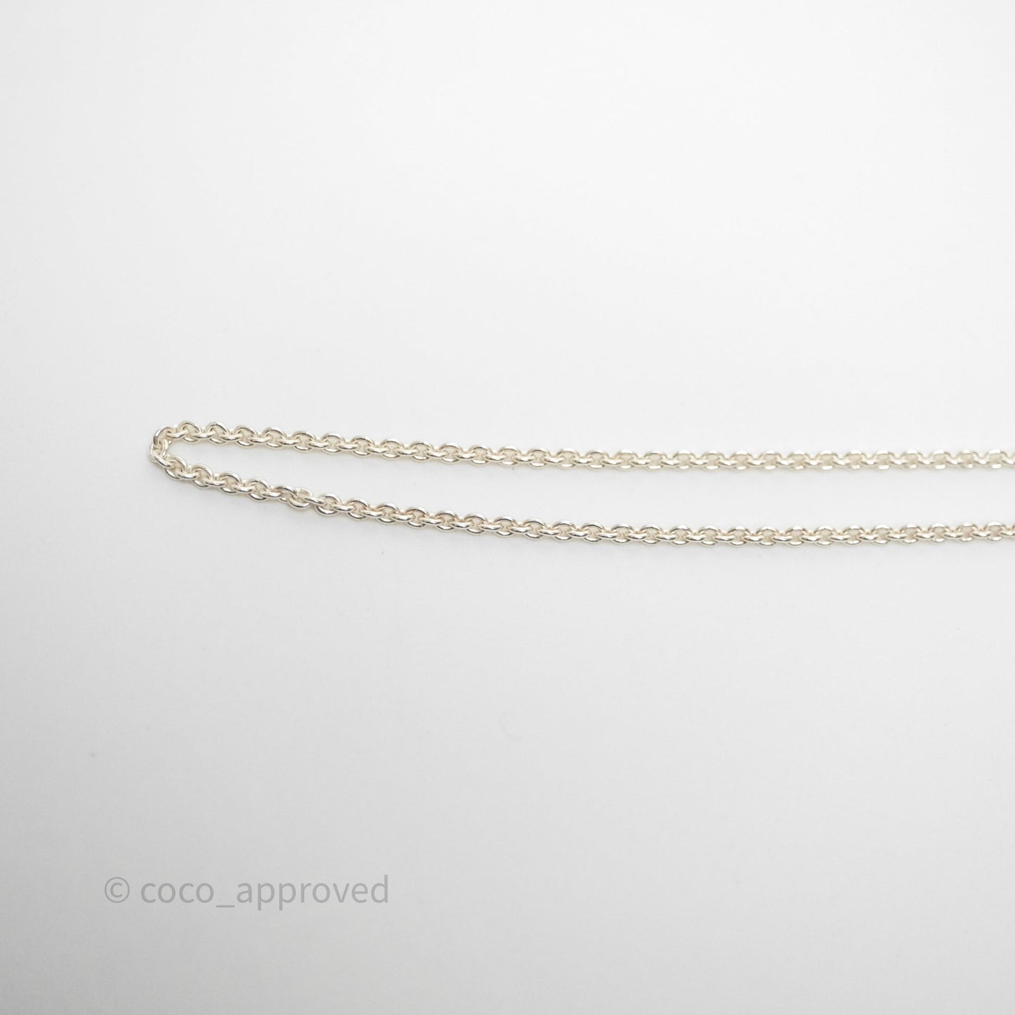Hermes Chaine d'ancre Pendant Necklace Silver 925