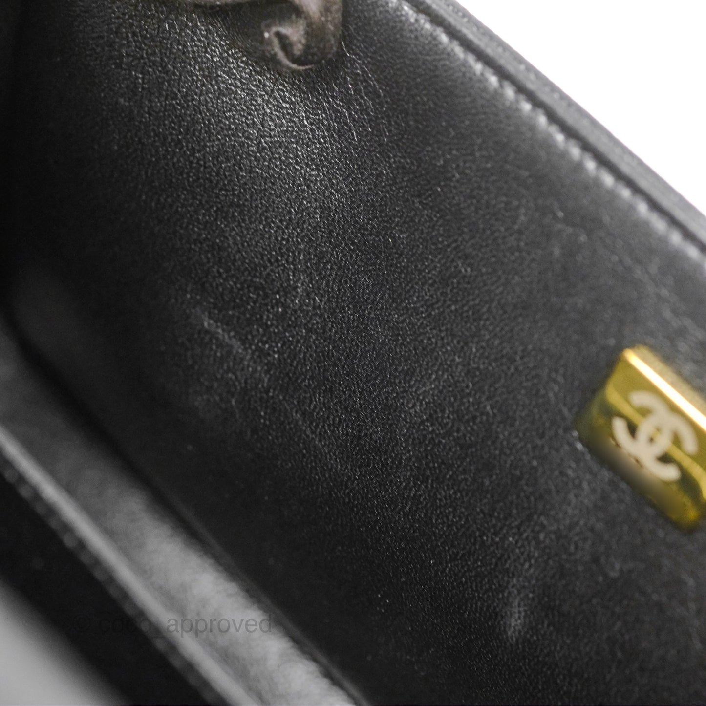 Chanel Medium Boy Chevron Black Caviar Gold Hardware
