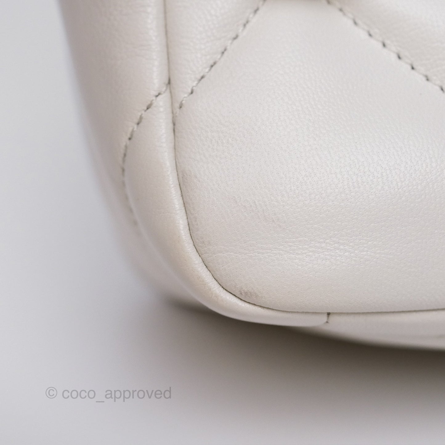 Chanel 19 Small White Mixed Hardware