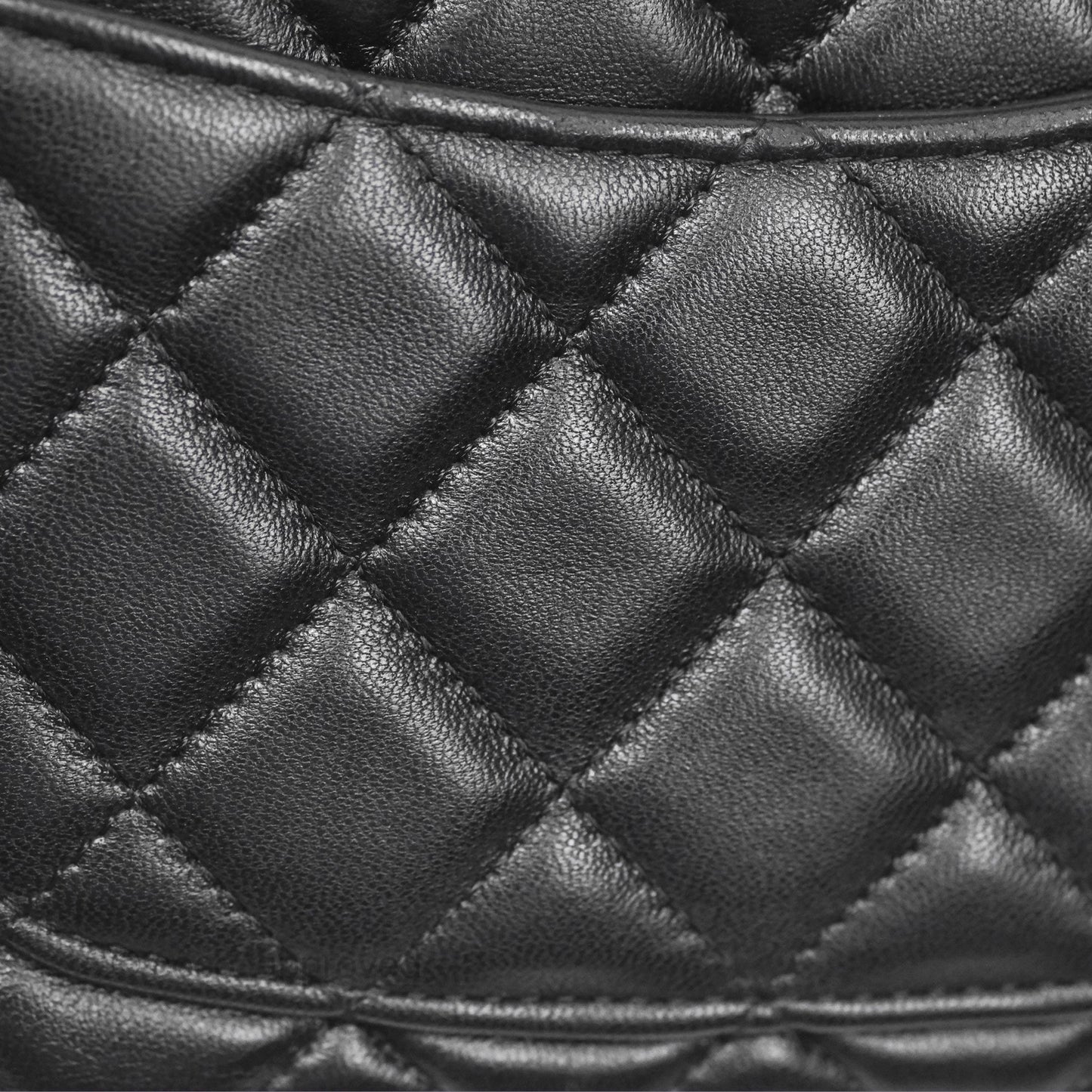 Chanel Mini Rectangular Flap Quilted Black Lambskin Gold Hardware