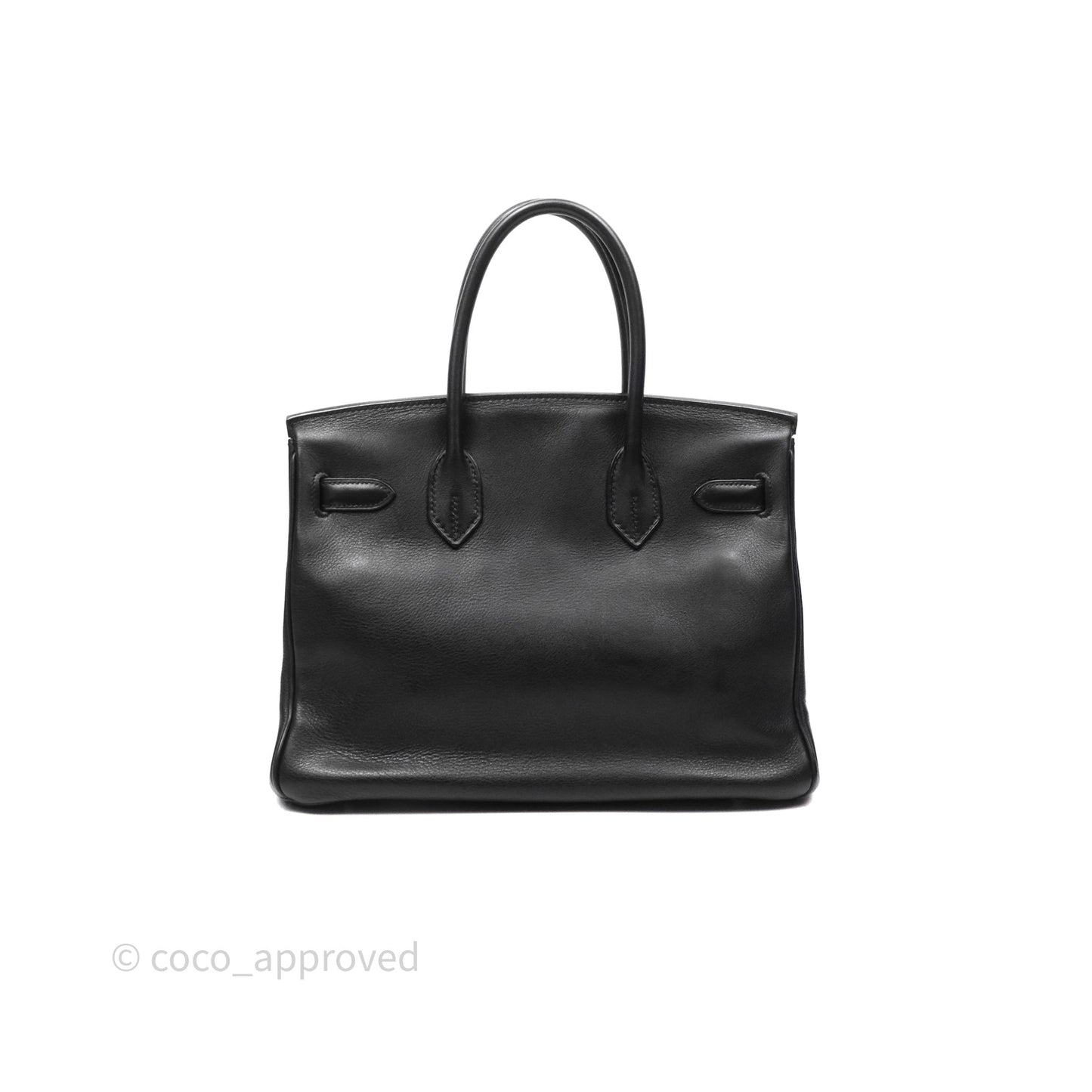 Hermès Birkin 30 Noir 89 Evergrain Palladium Hardware