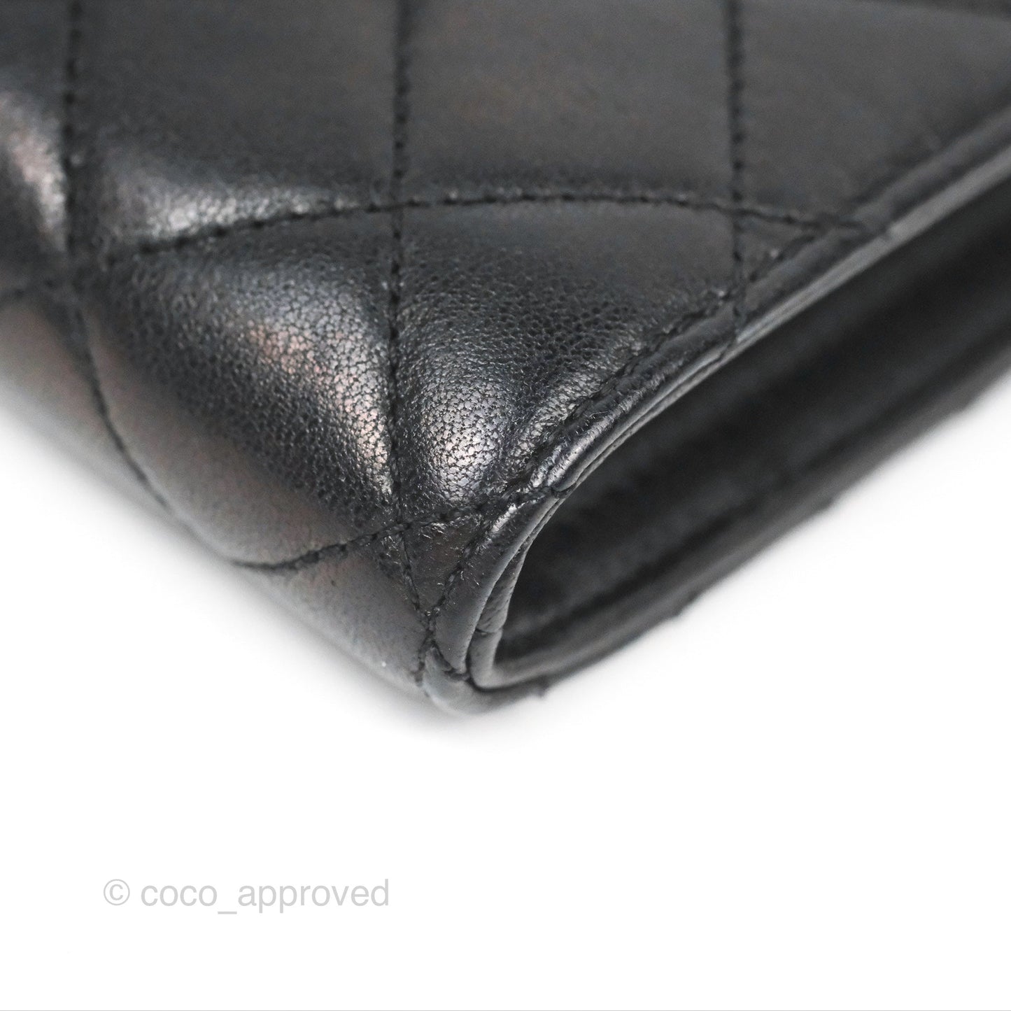 Chanel Coco Midnight Clutch Black Lambskin Gold Hardware