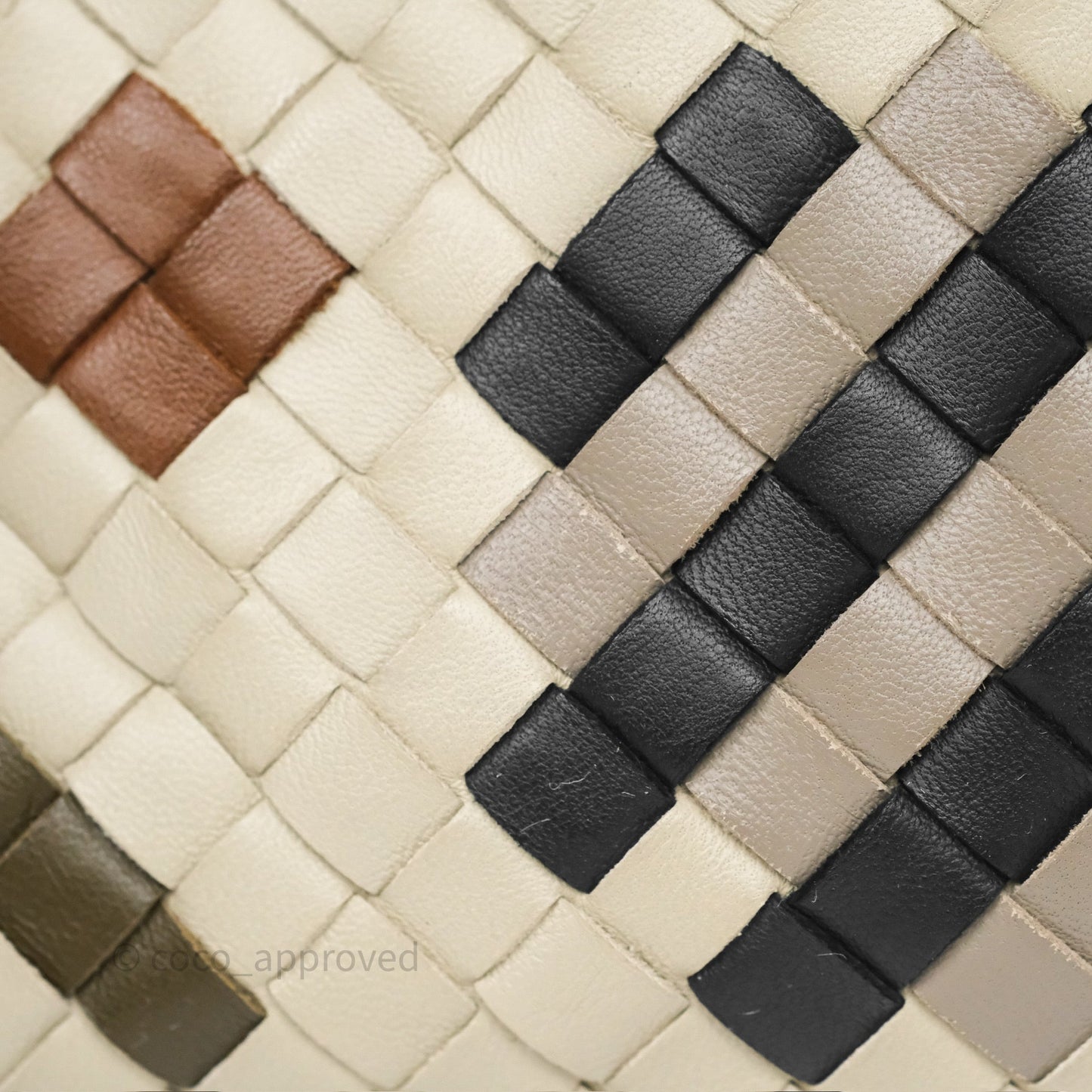 Bottega Veneta Nodini Crossbody Bag Cement Abstract Nappa Intrecciato