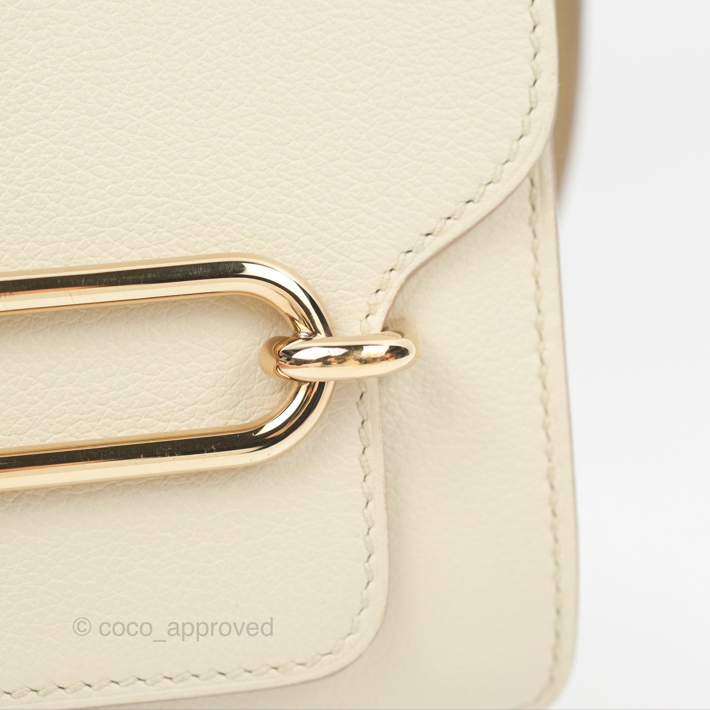 Hermès Roulis Mini 18 Beton Evercolor Permabrass Hardware