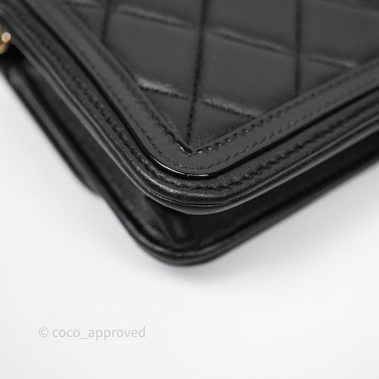 Chanel Mini Flap Bag Black Lambskin Gold Hardware