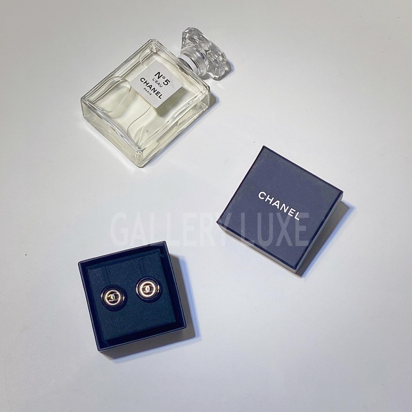 No.001202-Chanel Round Coco Mark Earrings