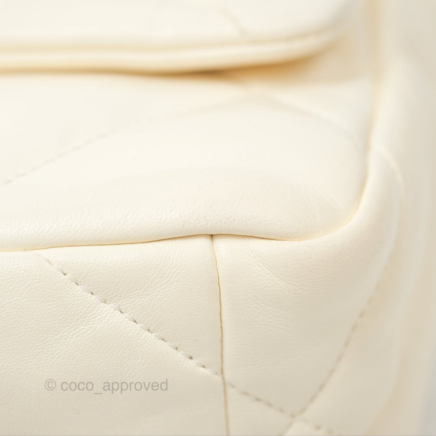Chanel 19 Small Ivory Cream Mixed Hardware