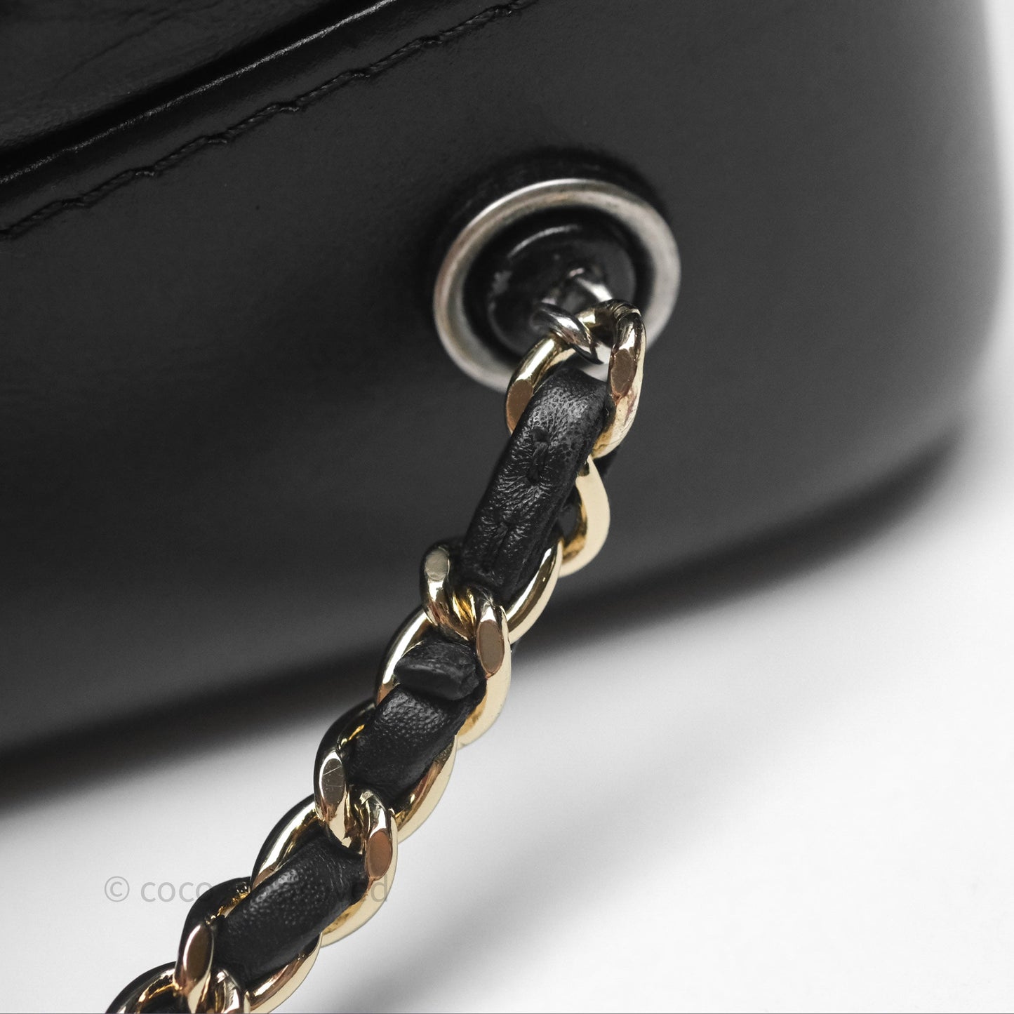 Chanel Small Gabrielle Backpack Black Aged Calfskin