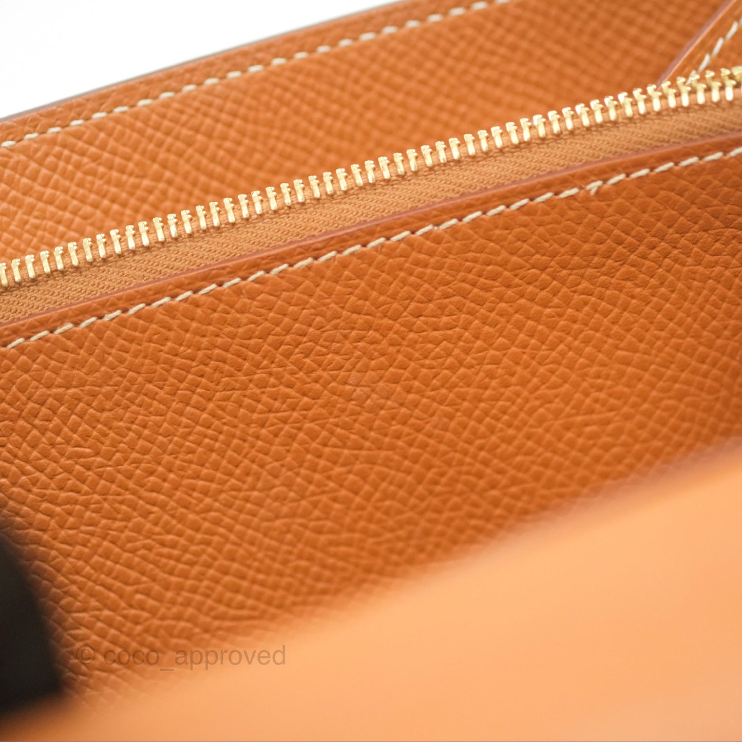 Hermès Kelly To Go Wallet Gold Epsom Gold Hardware