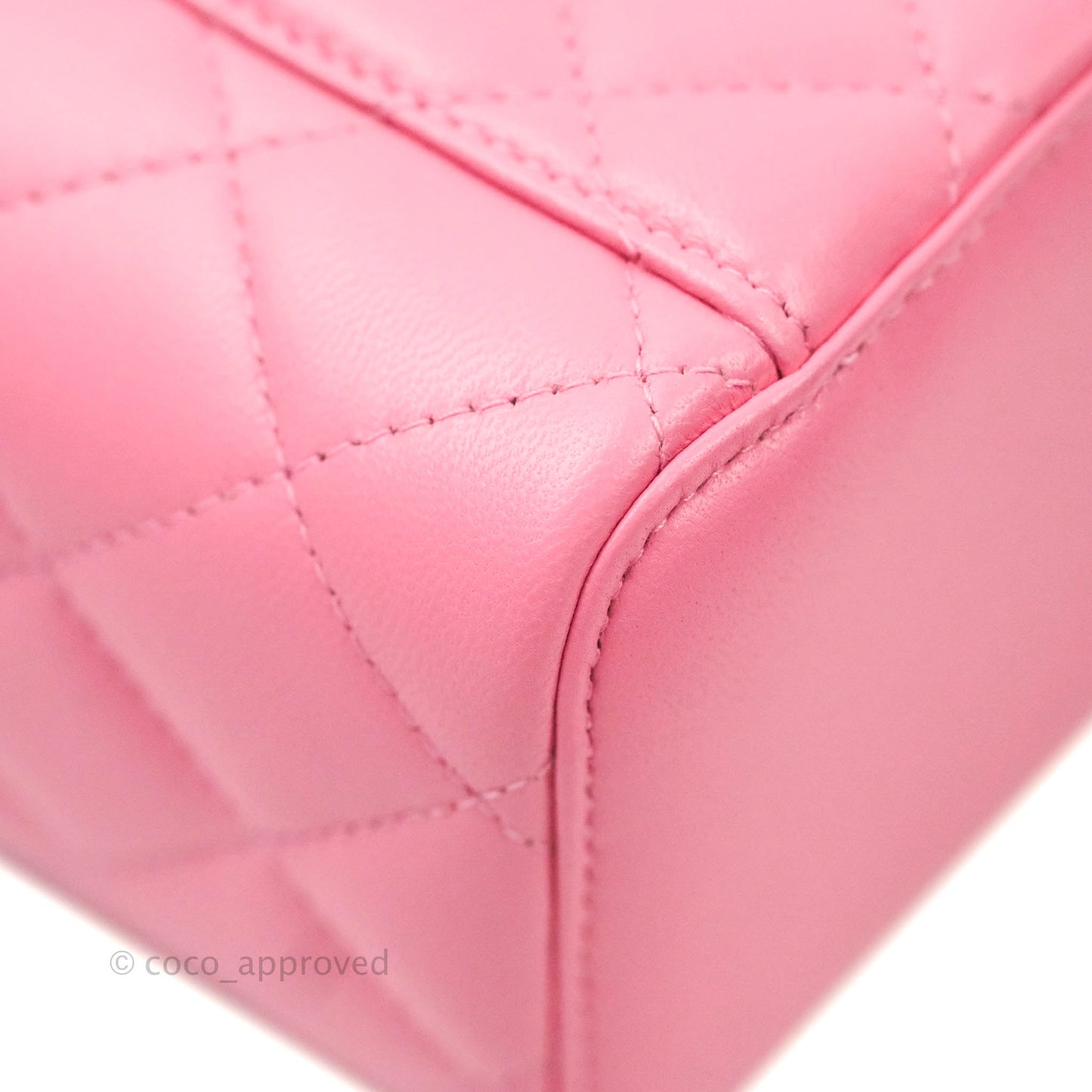 Chanel Small Trendy CC Box With Chain Pink Lambskin Gold Hardware