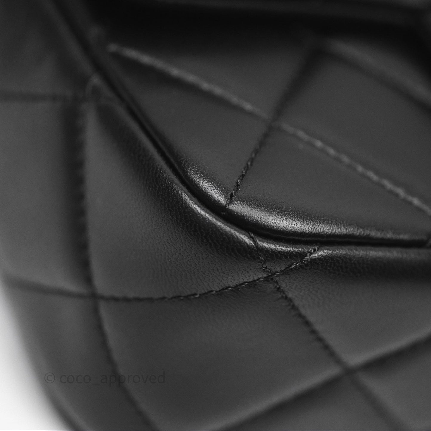 Chanel Quilted My Perfect Mini With Pearl Black Lambskin Gold Hardware 21K