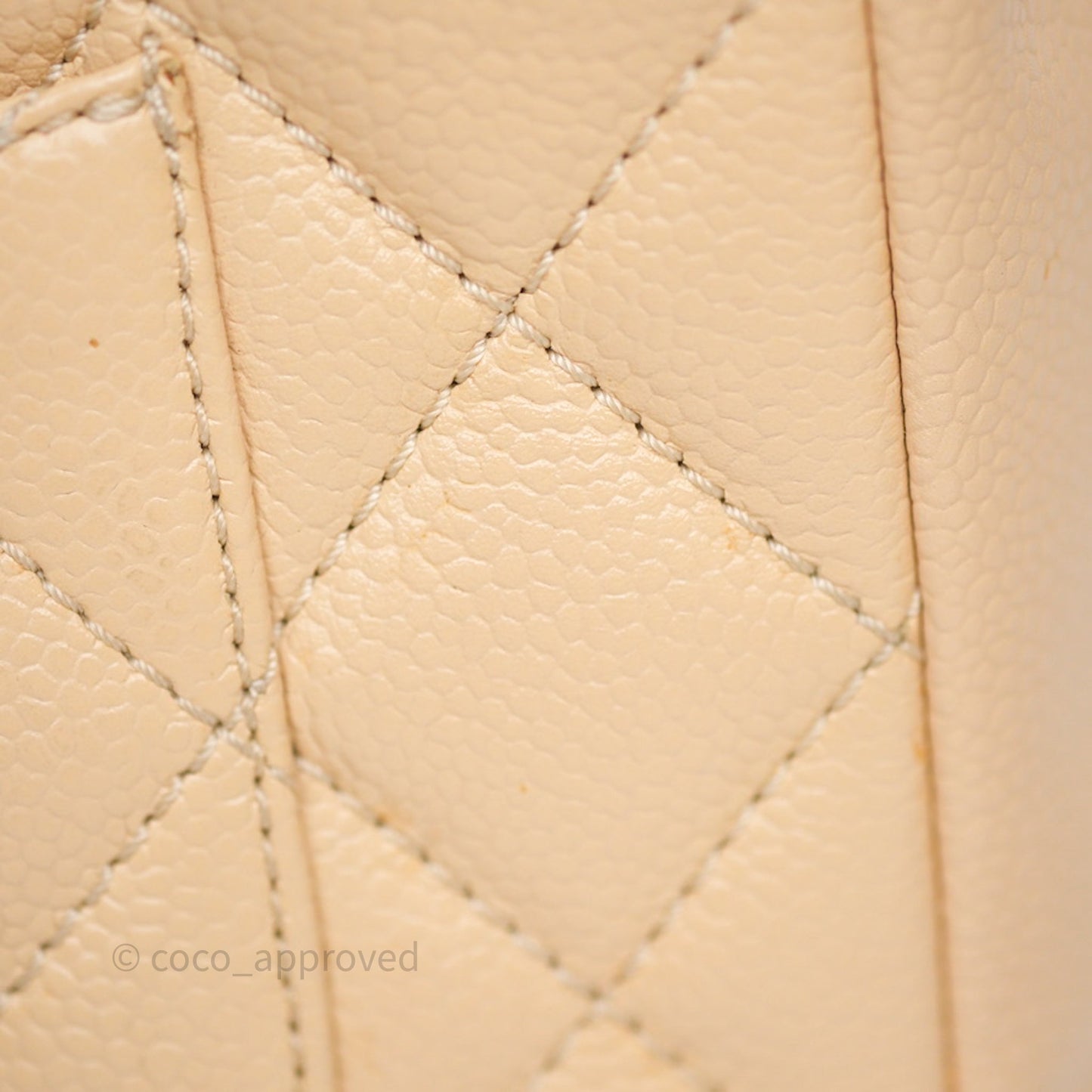 Chanel PST Tote Beige Caviar Gold Hardware