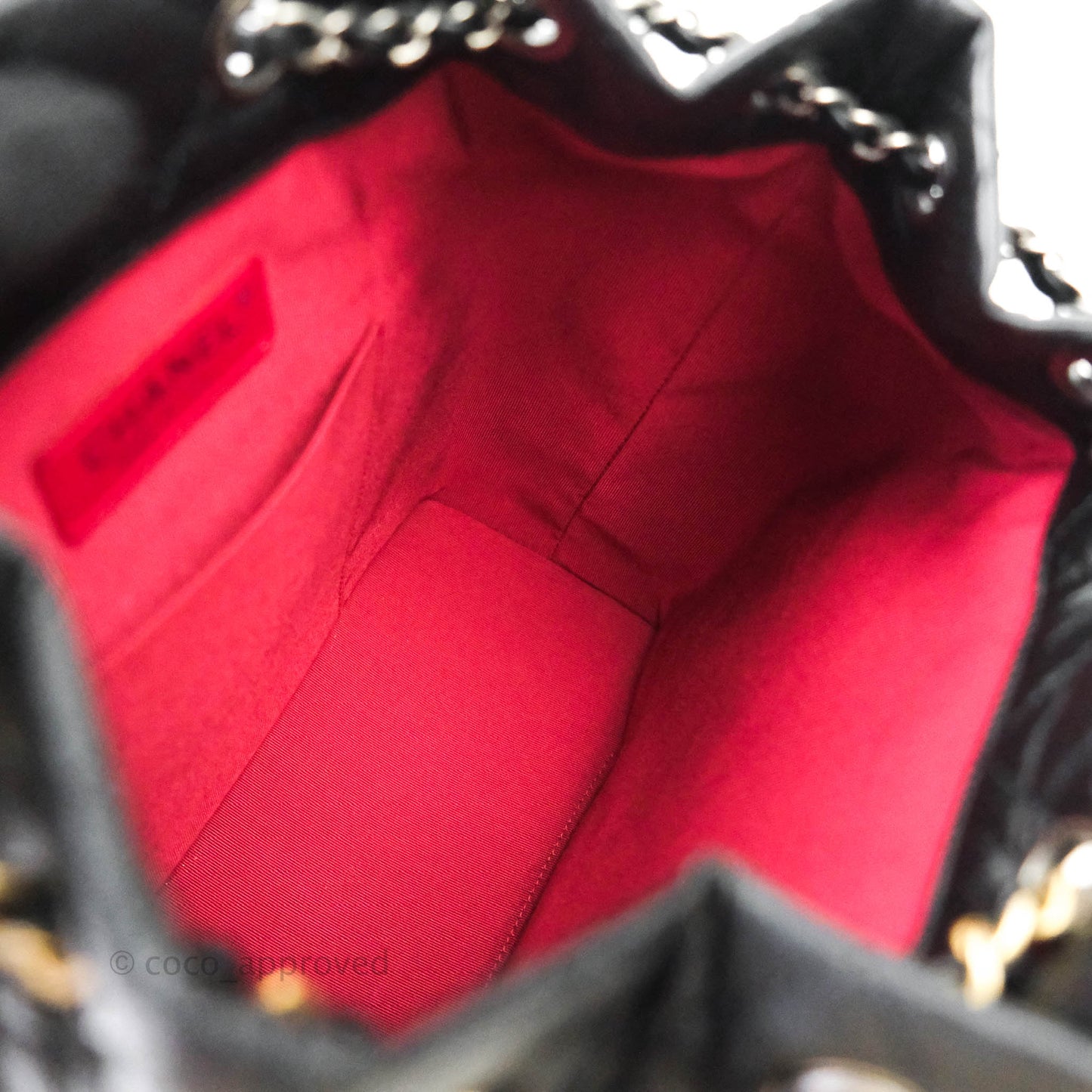 Chanel Small Gabrielle Backpack Black Aged Calfskin