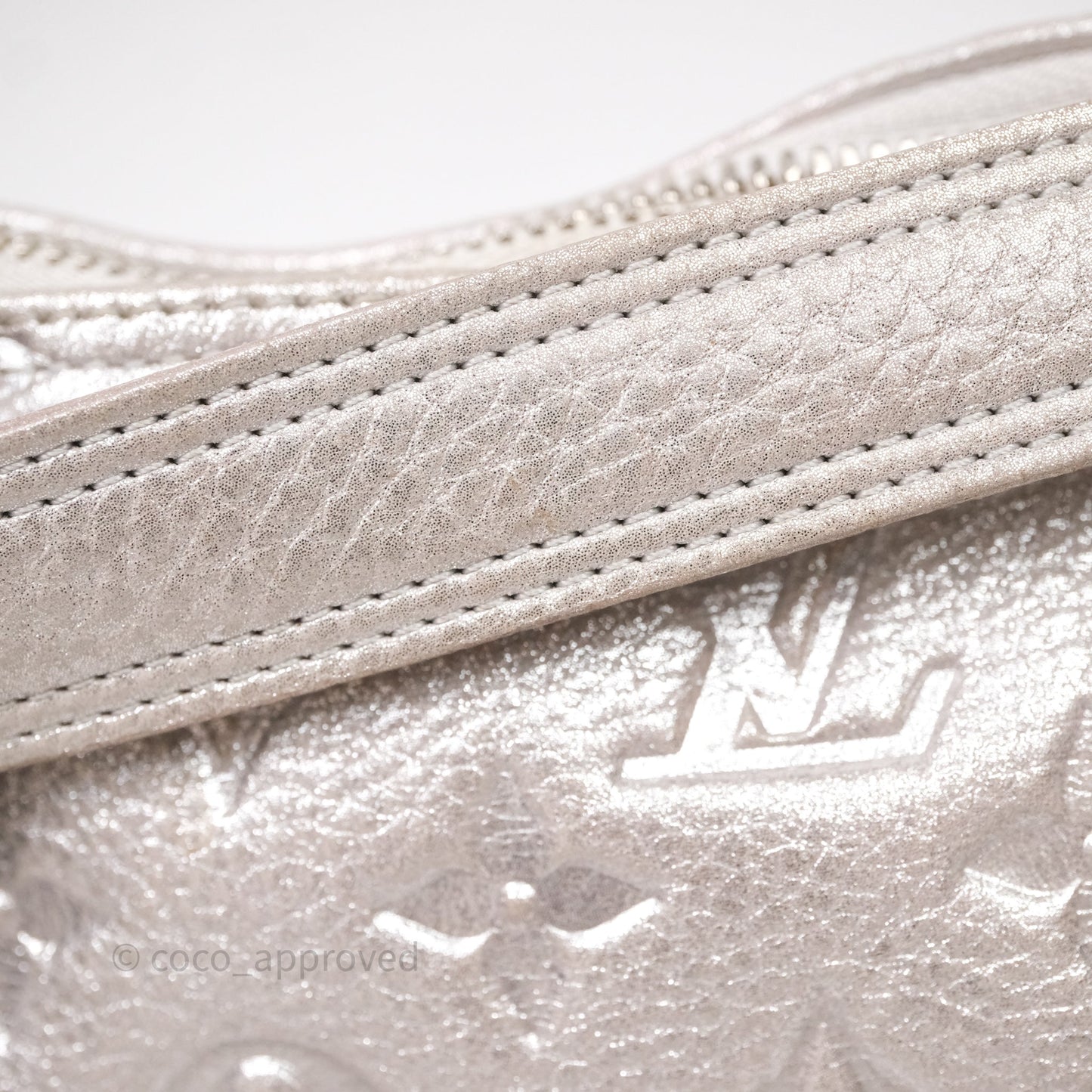 Louis Vuitton Monogram Shimmer Halo Bag Silver