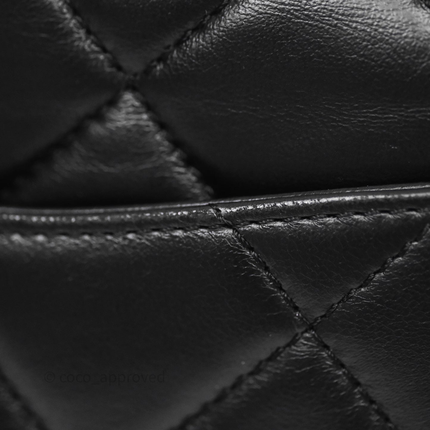 Chanel Quilted Color Match Chain Flap Black Lambskin Gold Hardware