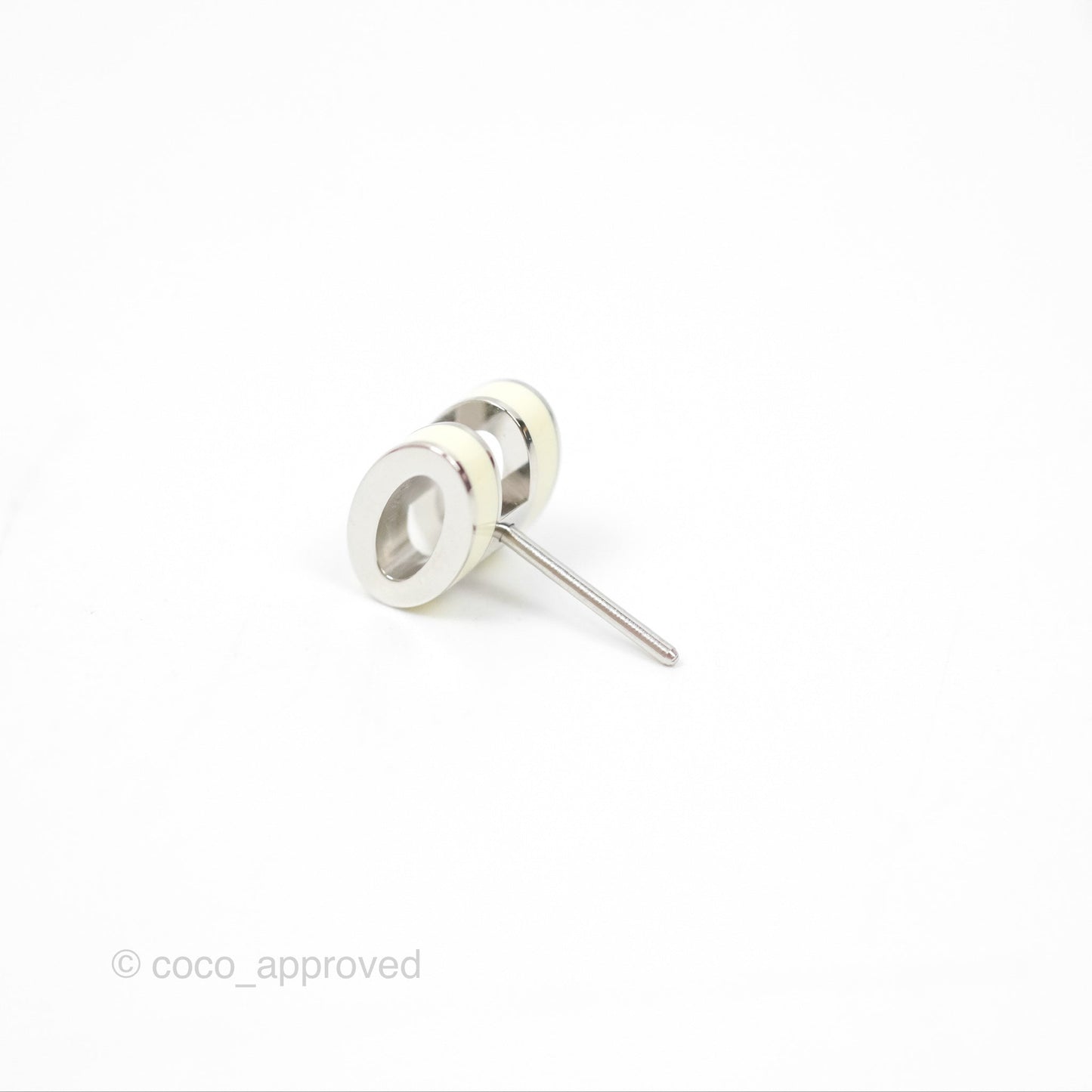 Hermès Mini Pop H Earrings Jaune Soufre Pâle