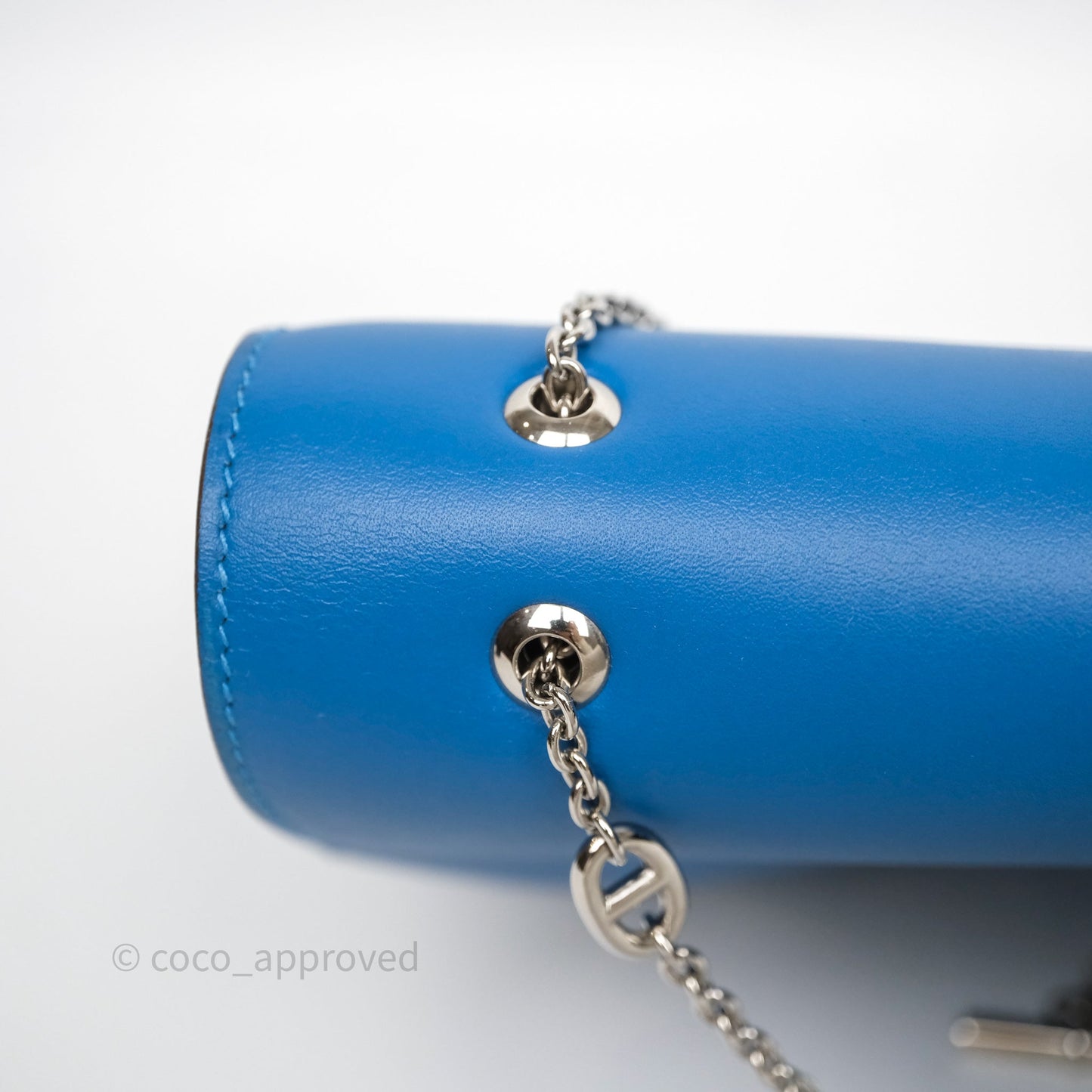 Hermès Catenina Bleu de Galice S7 Swift Palladium Hardware