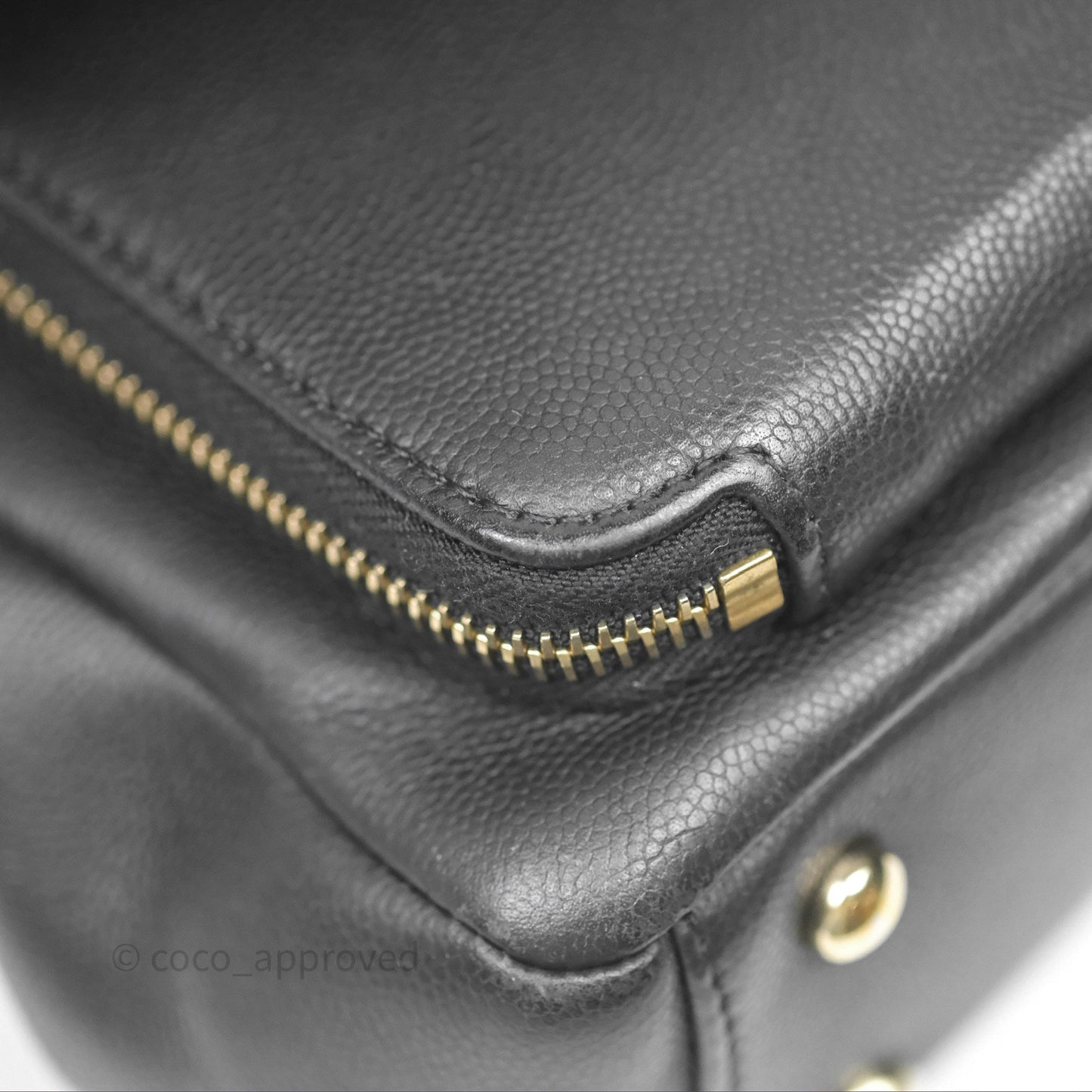 Chanel Quilted Small Business Affinity Flap Black Caviar Gold Hardware