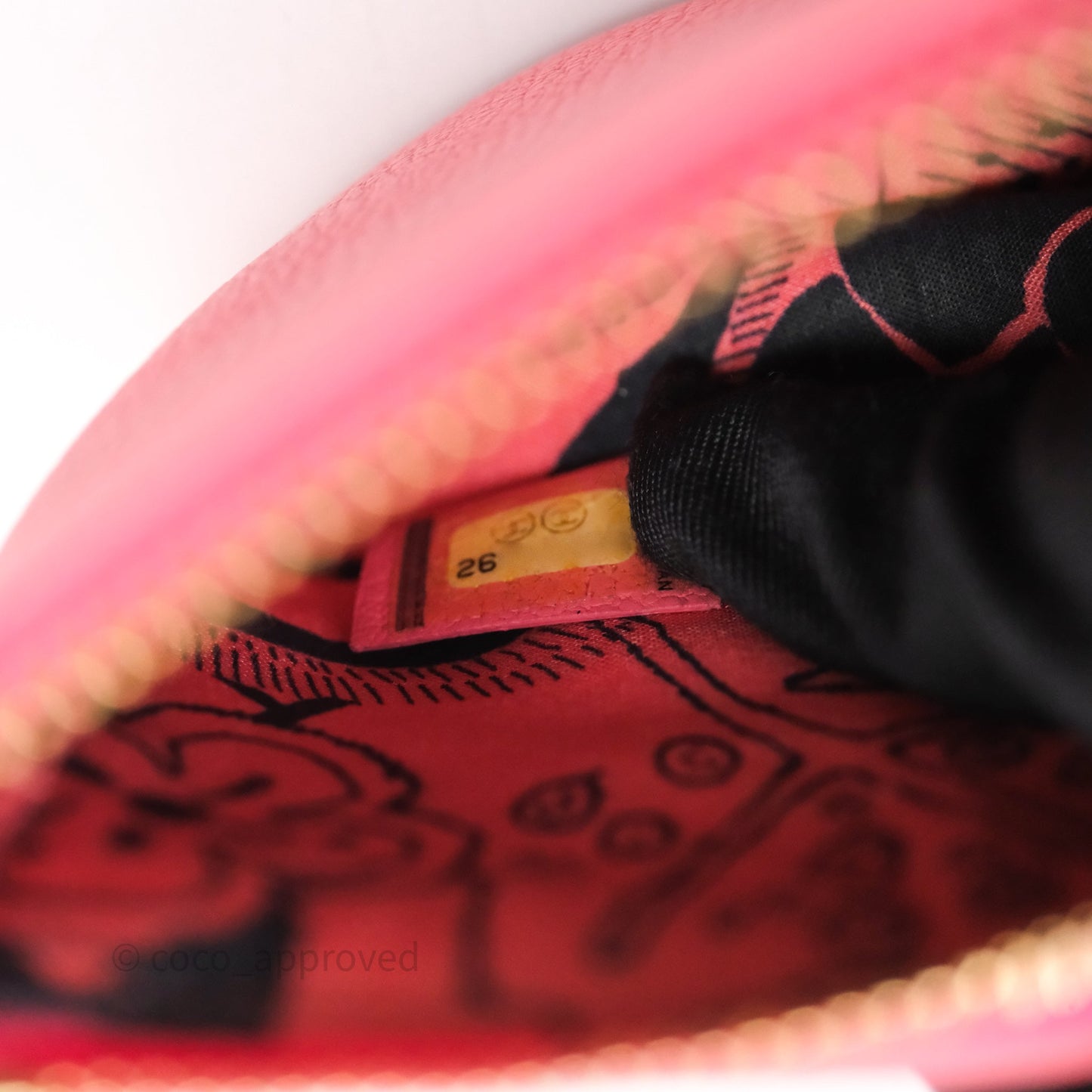 Chanel Camellia Mini O Case Pink Calfskin Gold Hardware