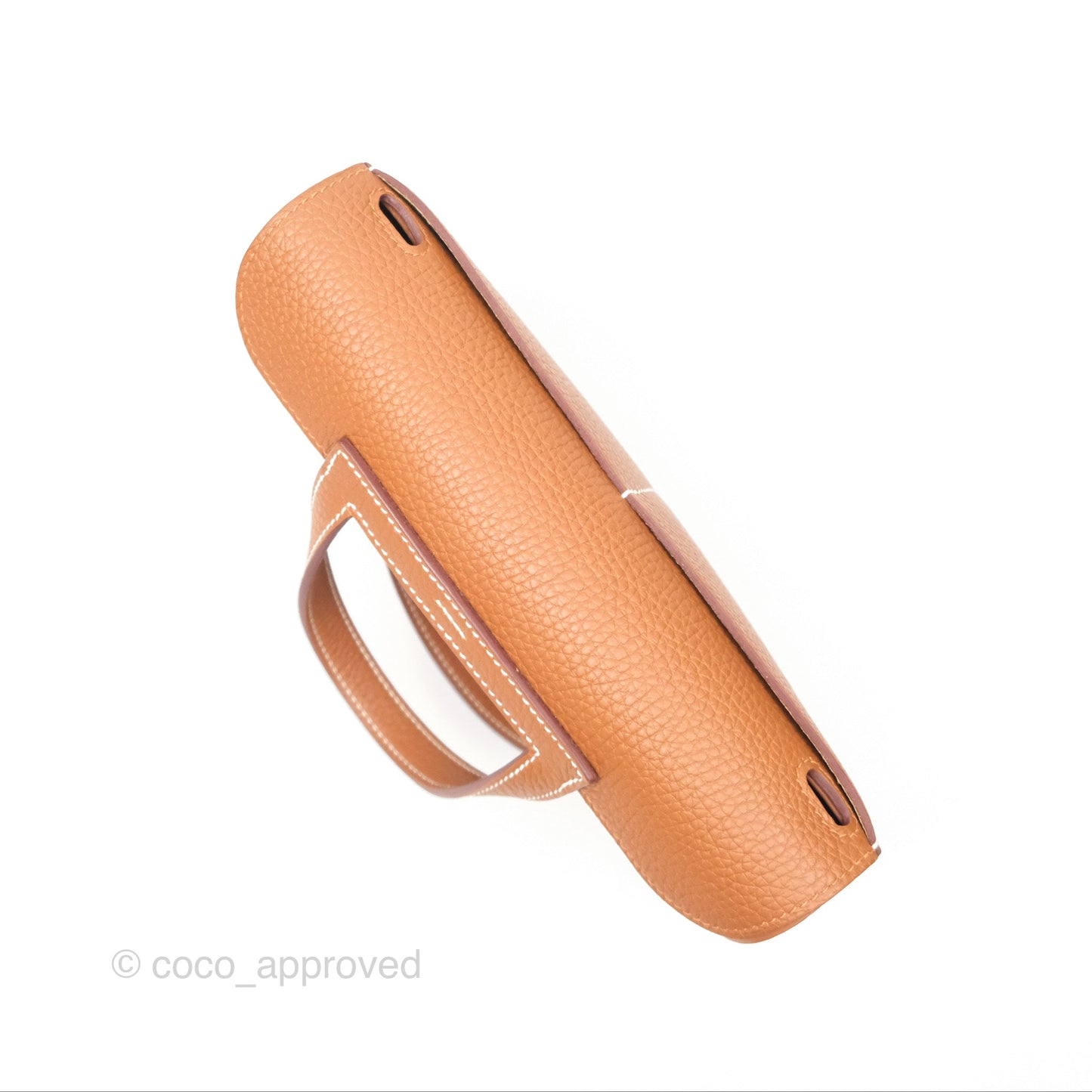 Hermès Halzan 25 Gold Clemence Gold Hardware