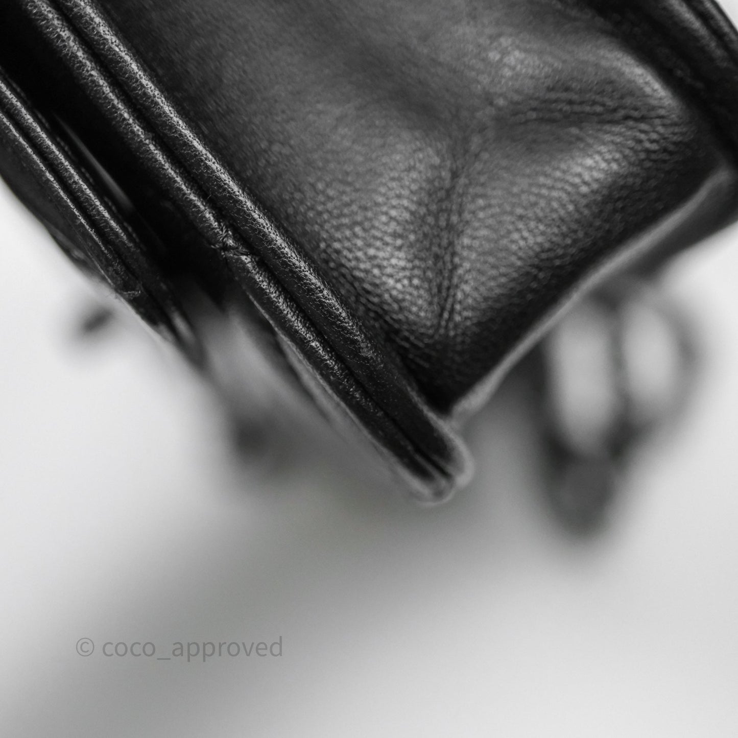 Chanel Quilted Trendy CC WOC Wallet On Chain So Black Lambskin