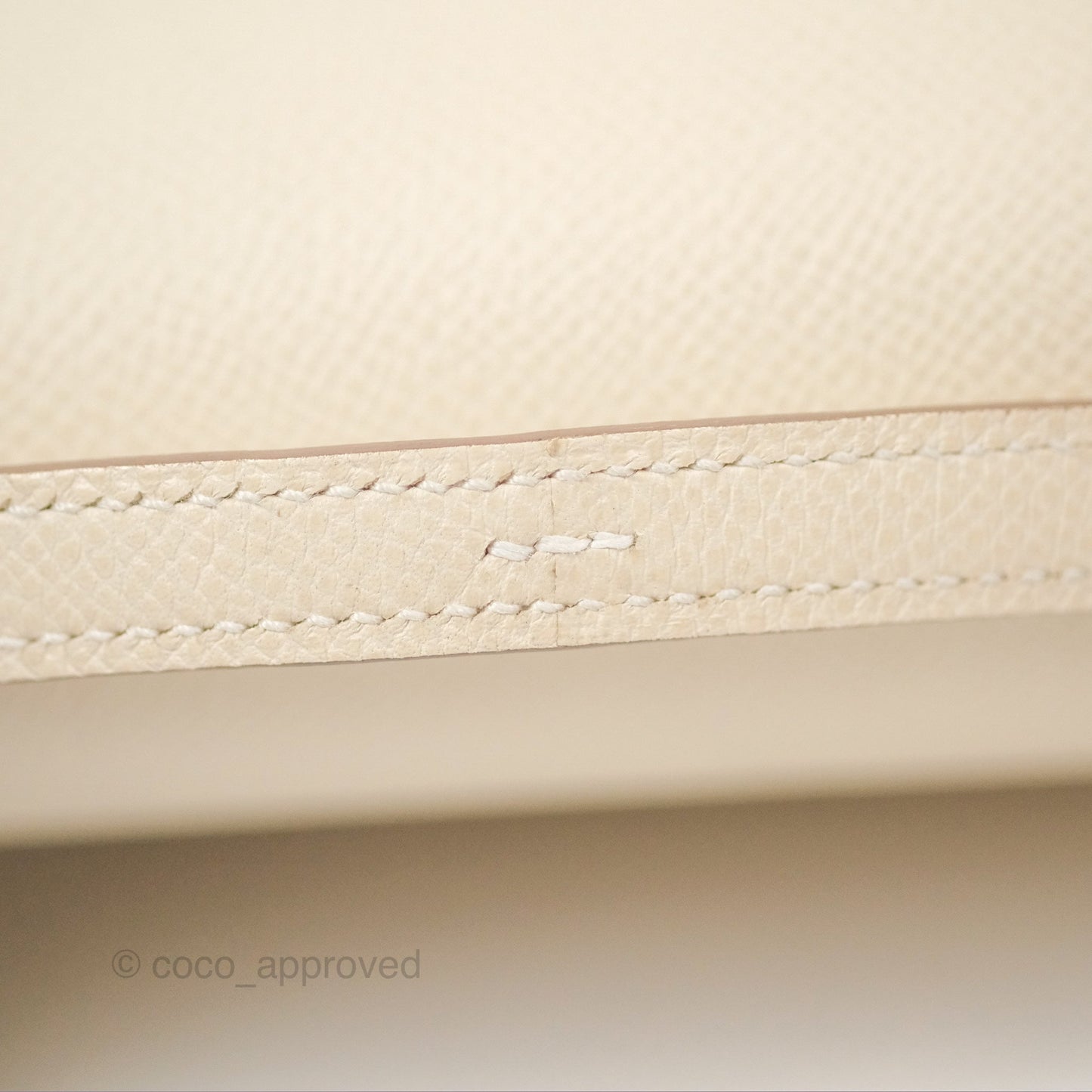 Hermès Constance Mini 18cm Craie Epsom Gold Hardware